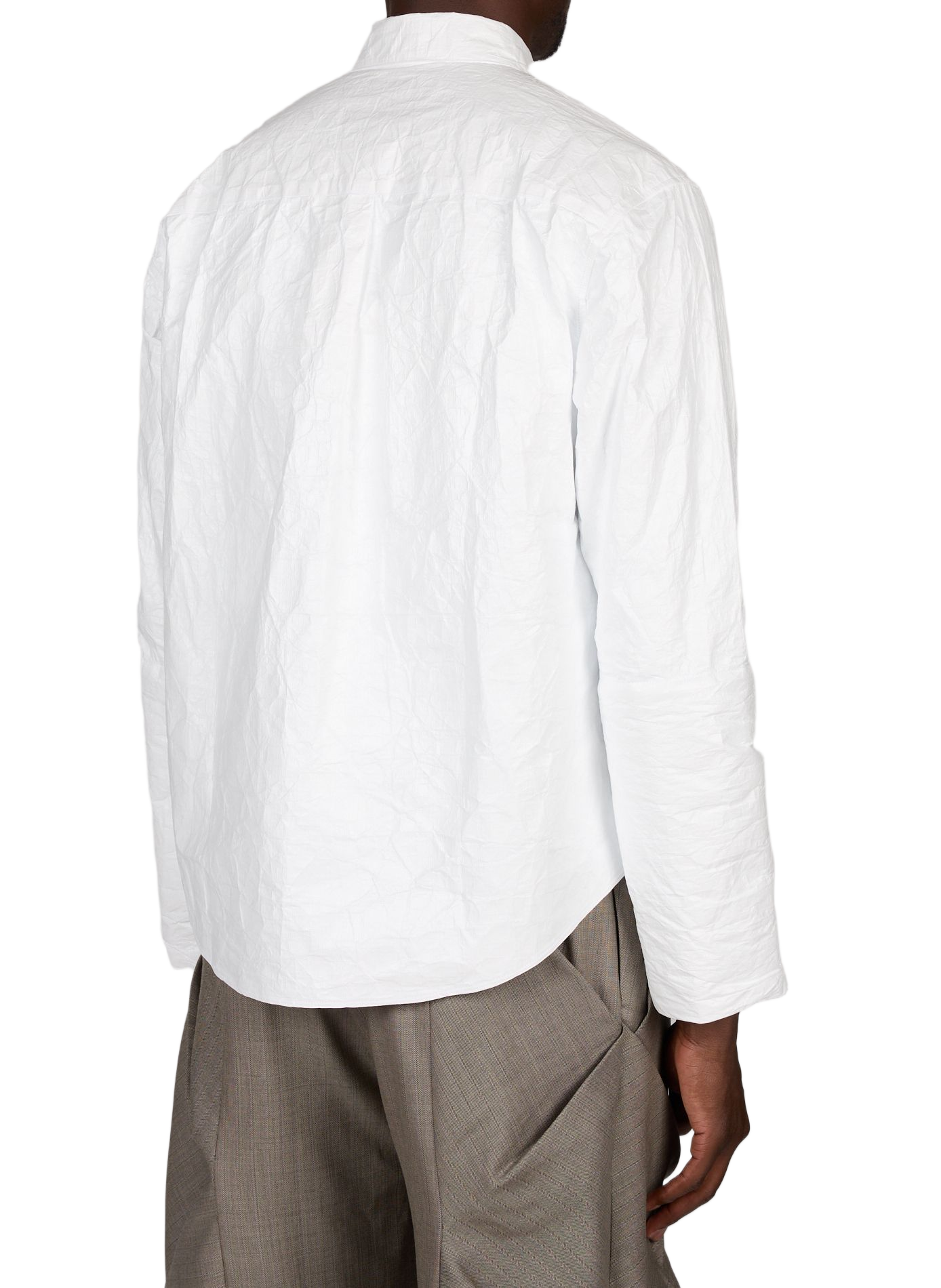 Shirt in textured technical fabric ALAINPAUL White