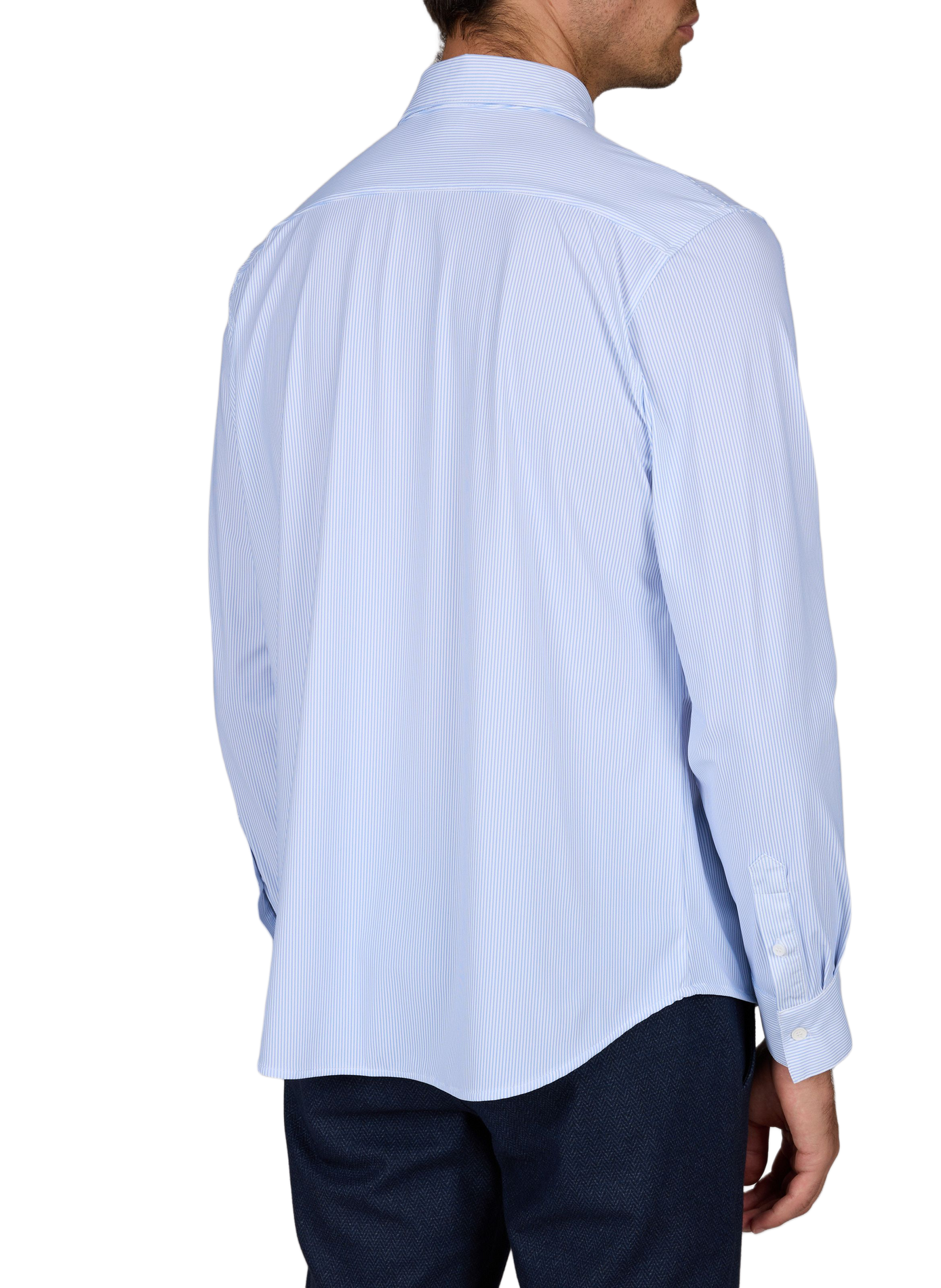 Straight striped shirt by Jean Murcie 1789 CALA Blue