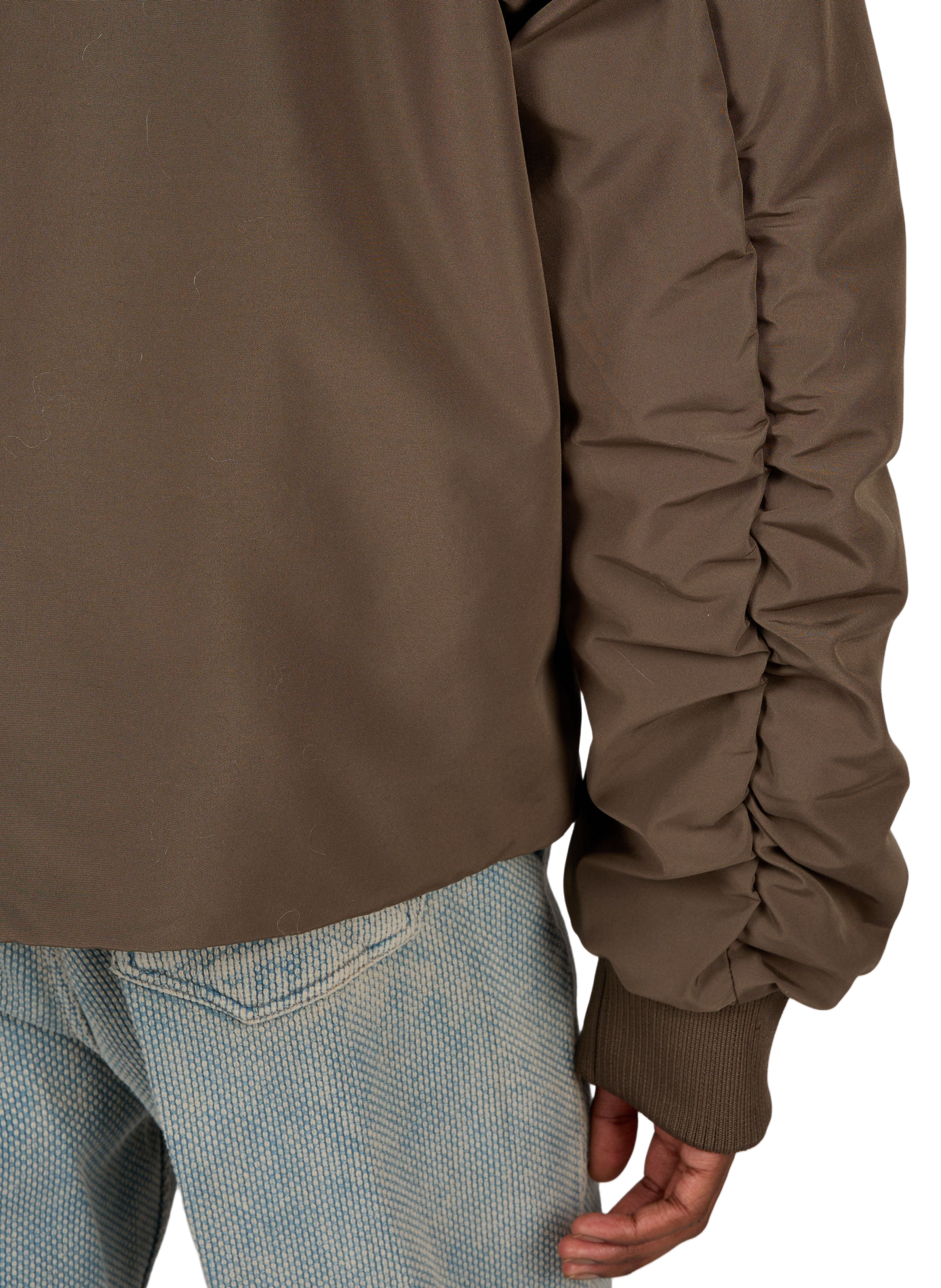 Blouson oversize col teddy WON HUNDRED Marron