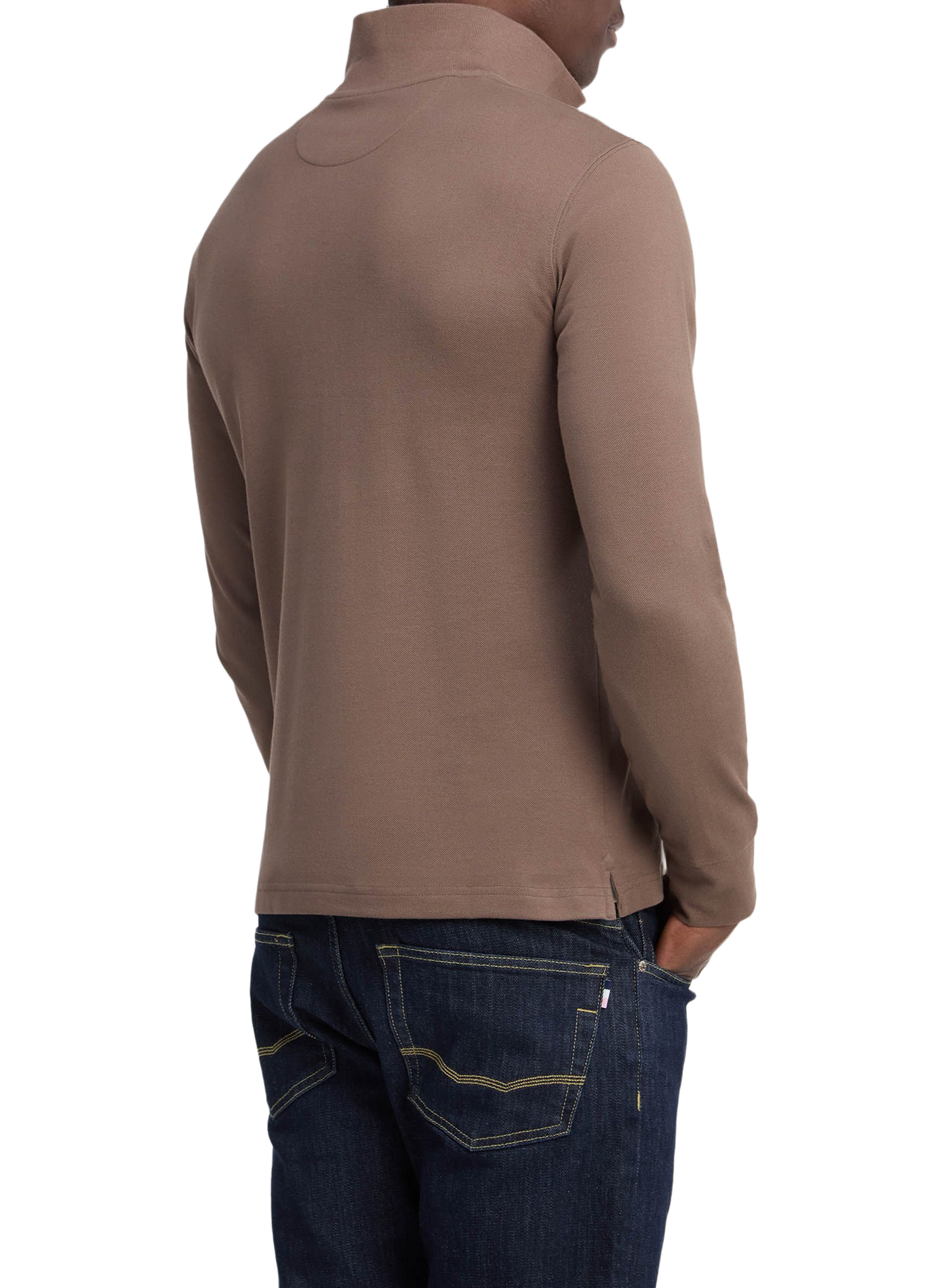 Polo slim en coton EDEN PARK Brown