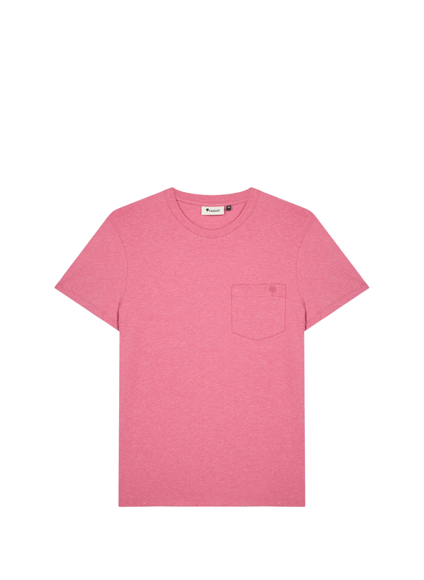 T-shirt met ronde hals en stippen FAGUO Roze