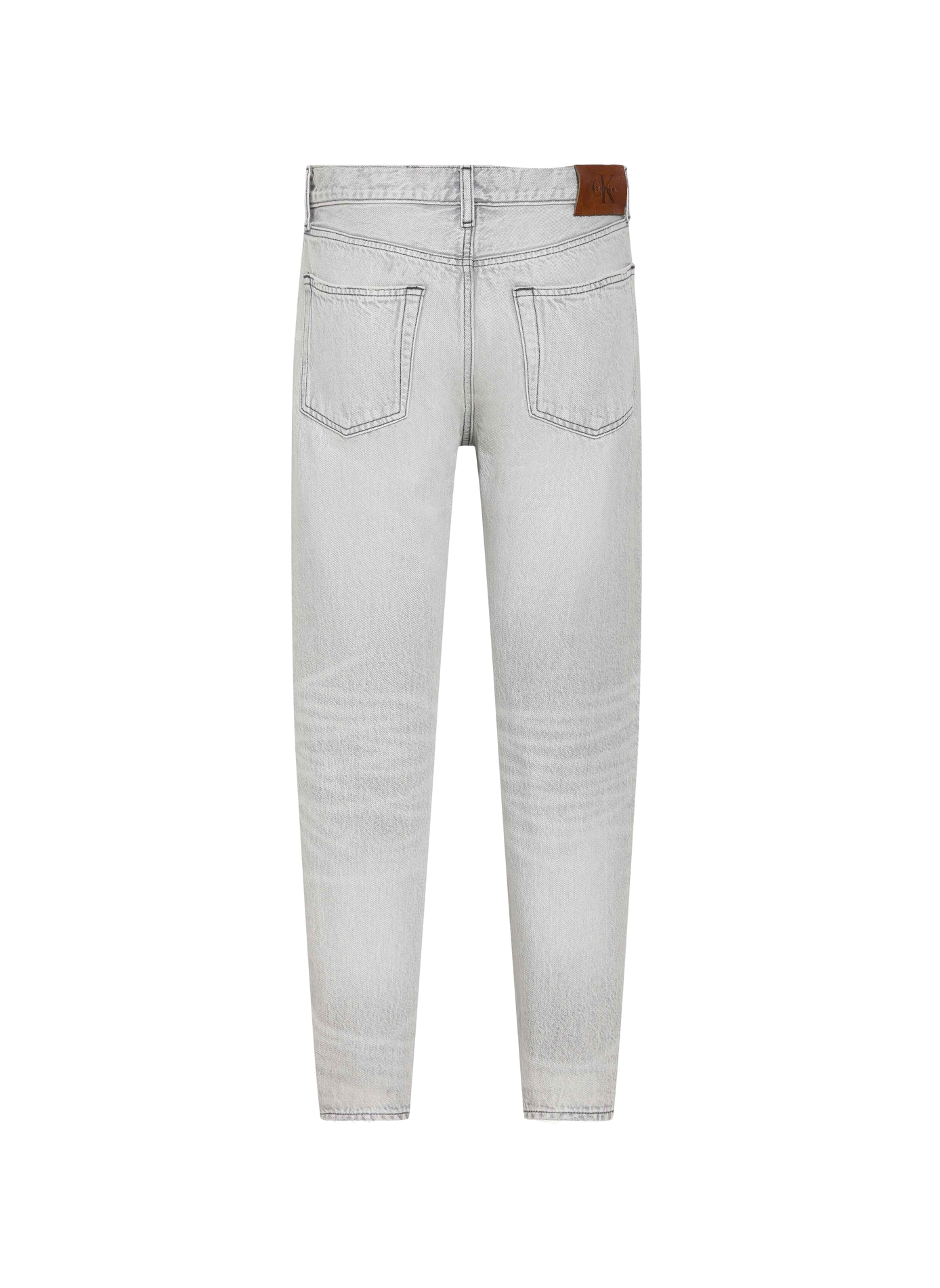 Slim-Fit-Jeans aus Baumwolle CALVIN KLEIN Grau