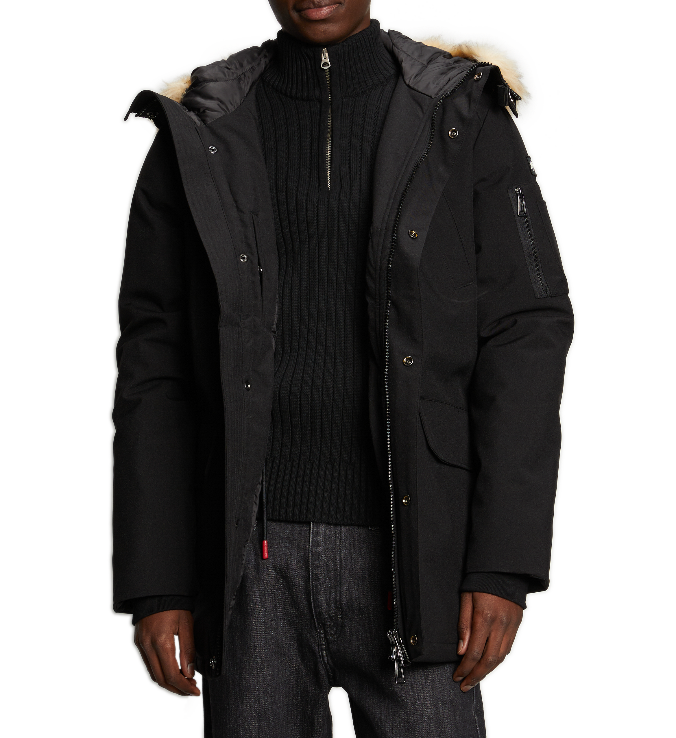 Kapuzenjacke SCHOTT Schwarz
