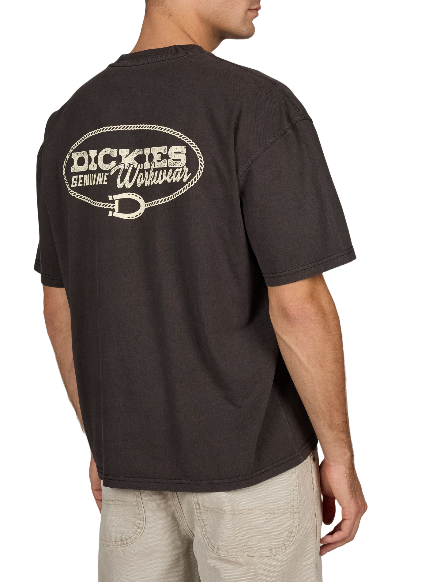 Straight-fit cotton T-shirt DICKIES Black