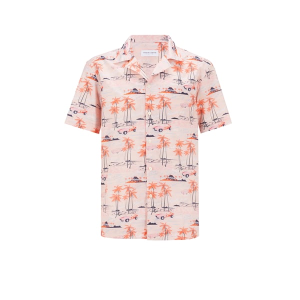 Chemise manches courtes Germain Tropical Cars en coton