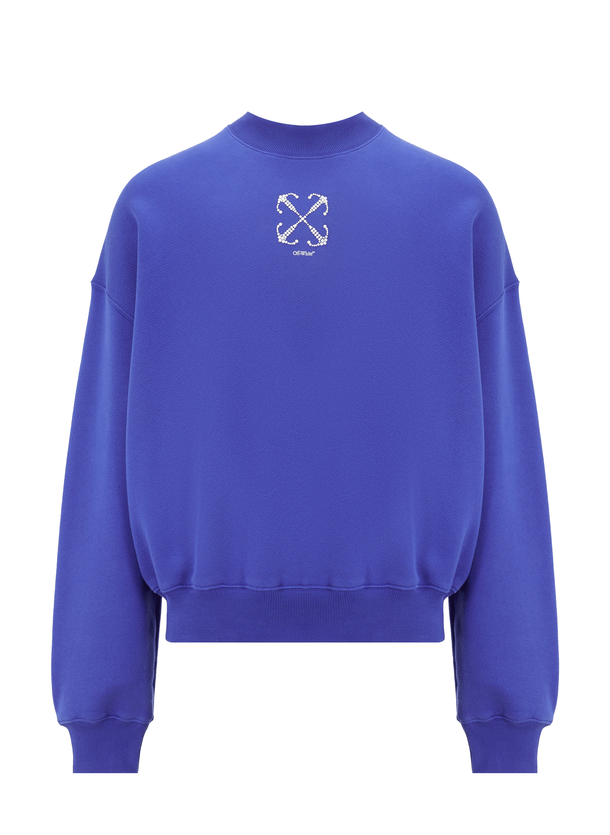 Pull à logo en coton