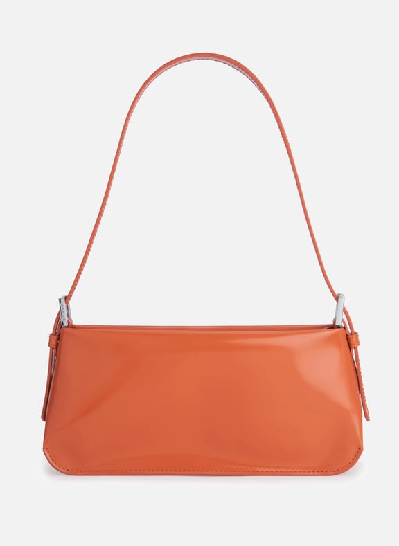Leather handbag Orange by BY FAR BY FAR Leather handbag Orange