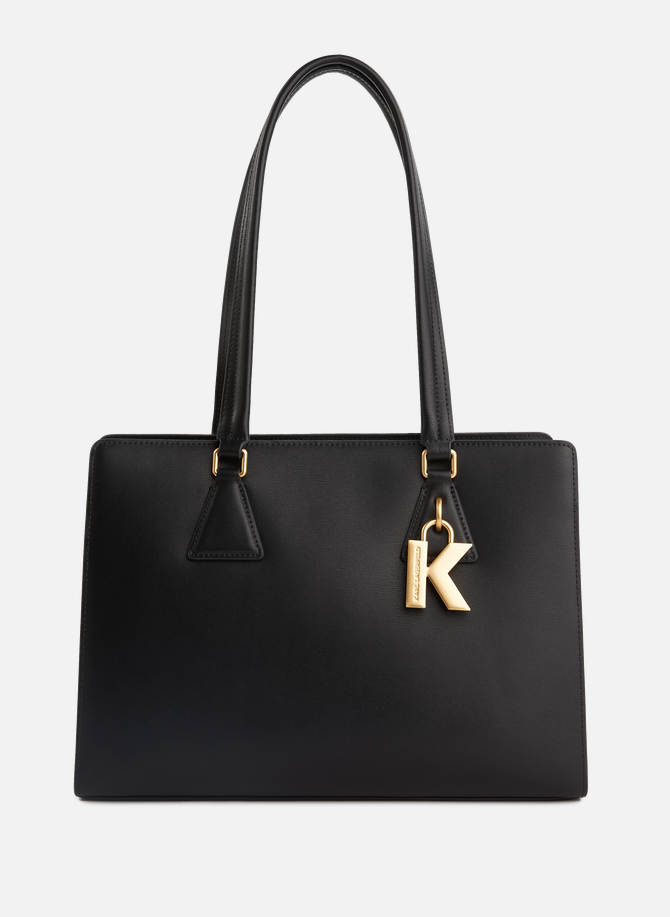 K/Lock leather bag KARL LAGERFELD