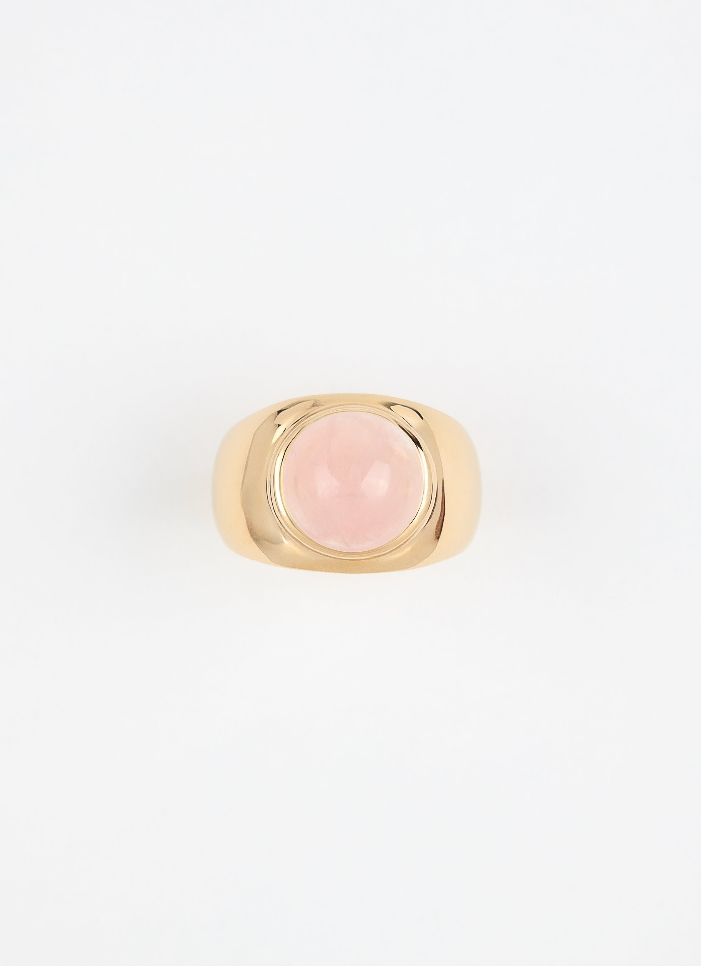 Bague dawn quartz rose plaqué or DoréANNA SOTTILOTTA