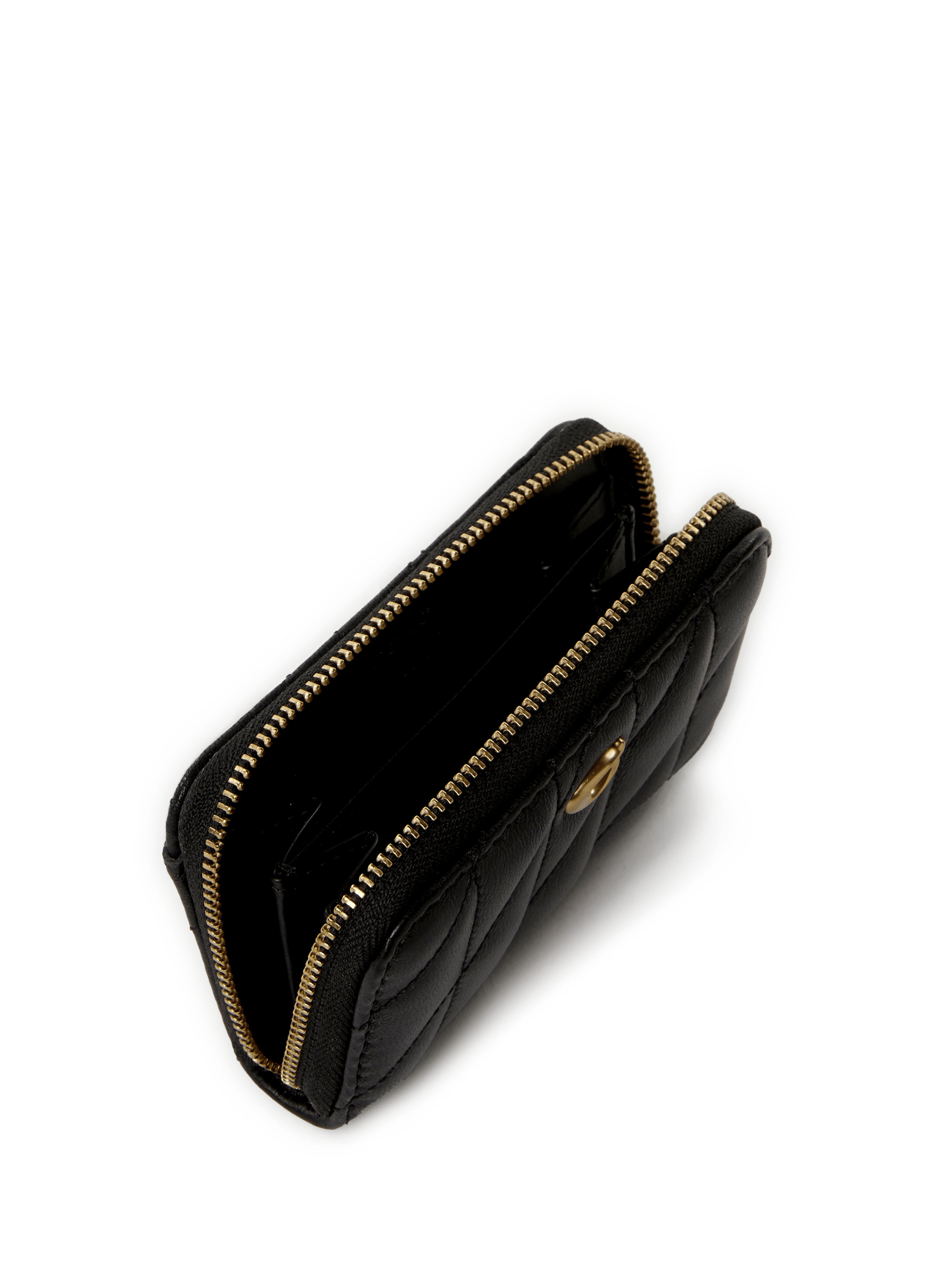 Leather Coin and Card Holder COACH