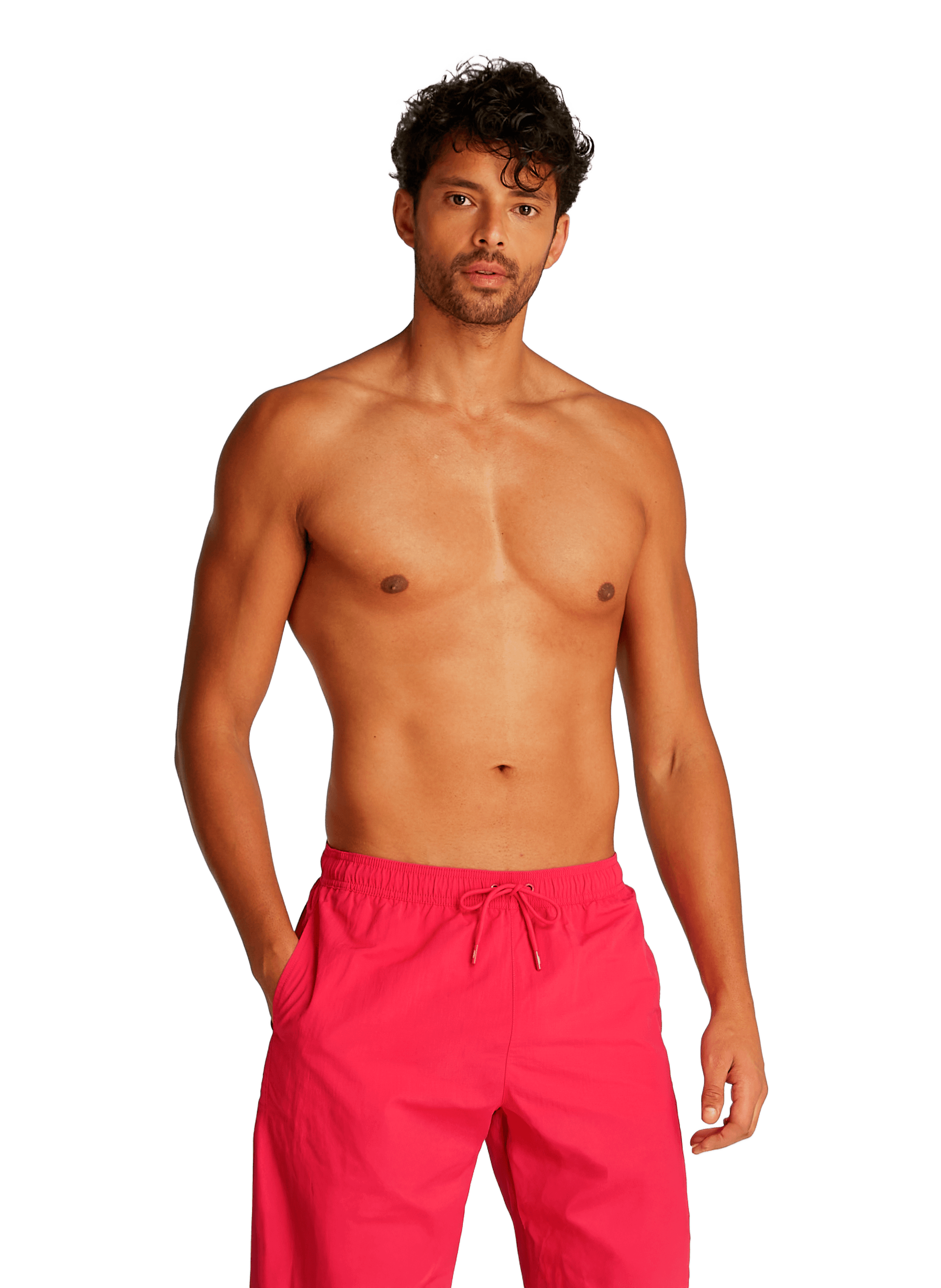 Mid-length swim shorts TOMMY HILFIGER Pink
