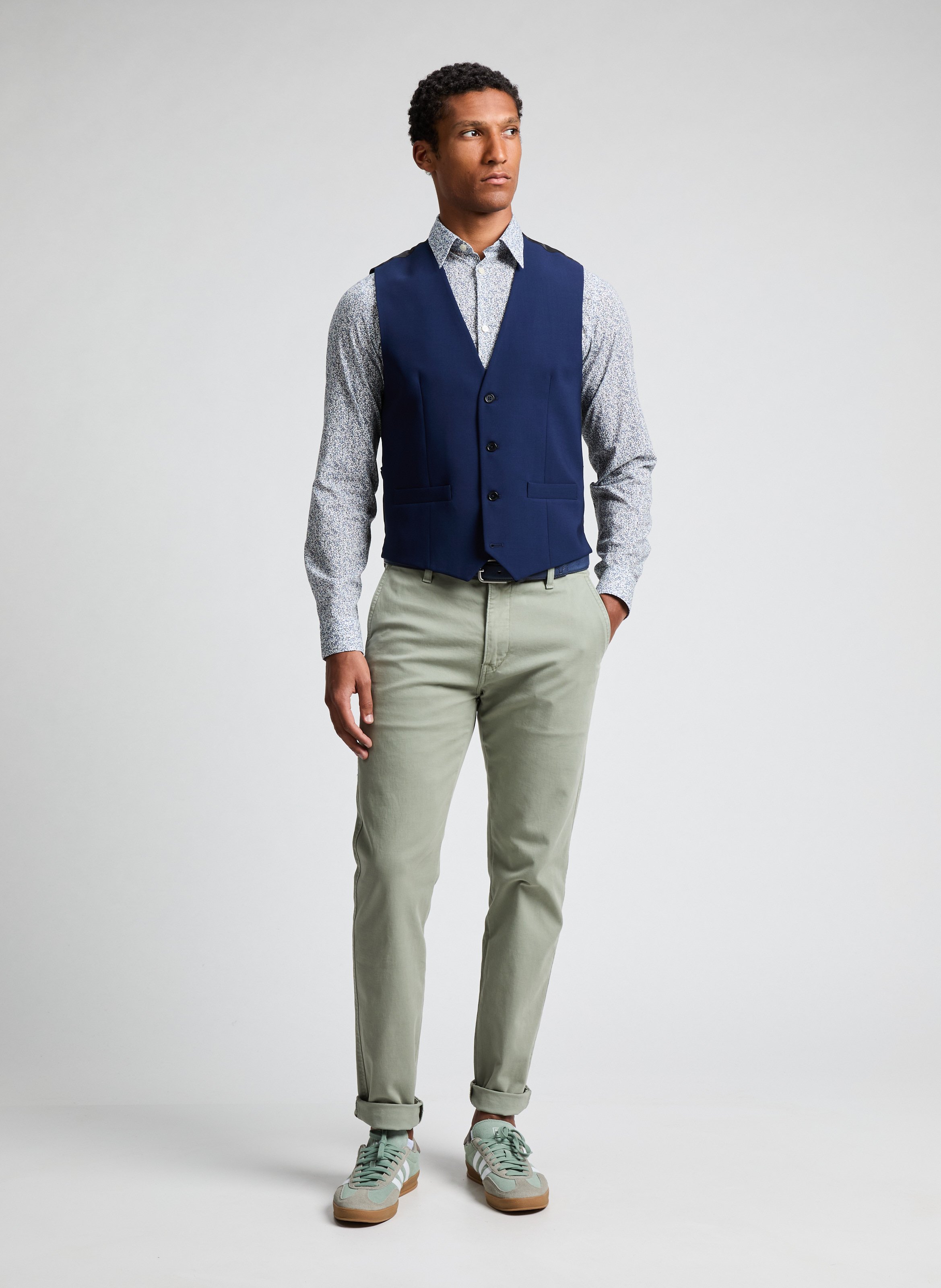 Veston en laine  AU PRINTEMPS PARIS Bleu