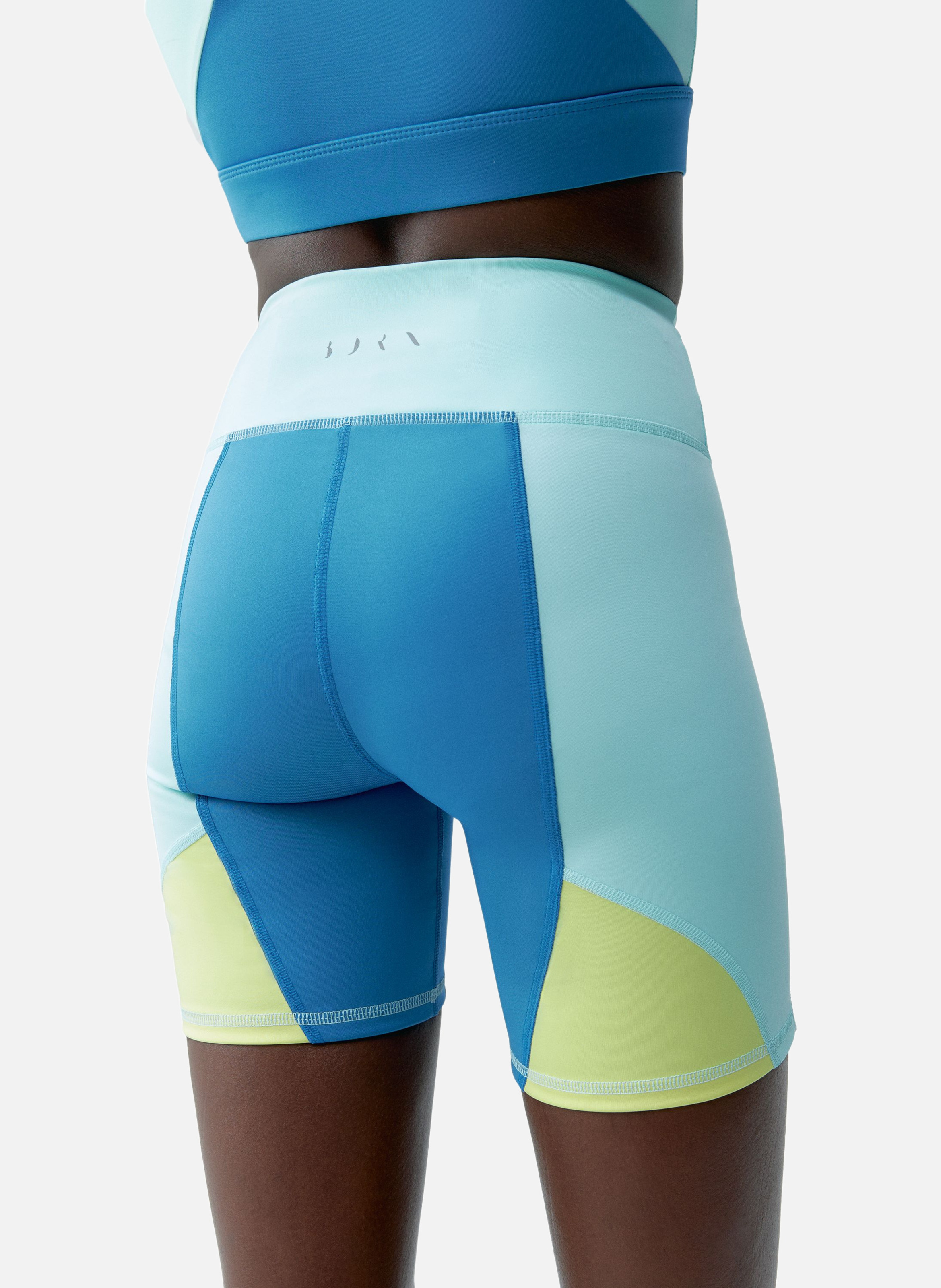 Short sport femme cycliste darana BORN LIVING YOGA Bleu
