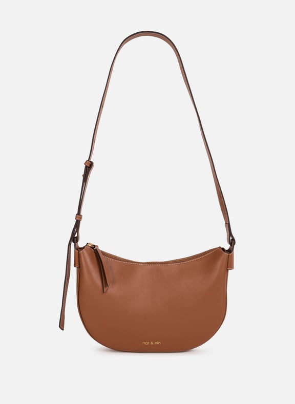 Sac à bandoulière Lune Marron by NAT & NIN NAT & NIN Sac à bandoulière Lune Marron