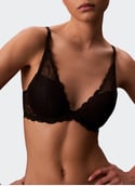 Soutien-gorge corbeille pigeonnant  Black