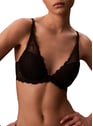 Soutien-gorge corbeille pigeonnant | Noir by CALVIN KLEIN CALVIN KLEIN Soutien-gorge corbeille pigeonnant | Noir