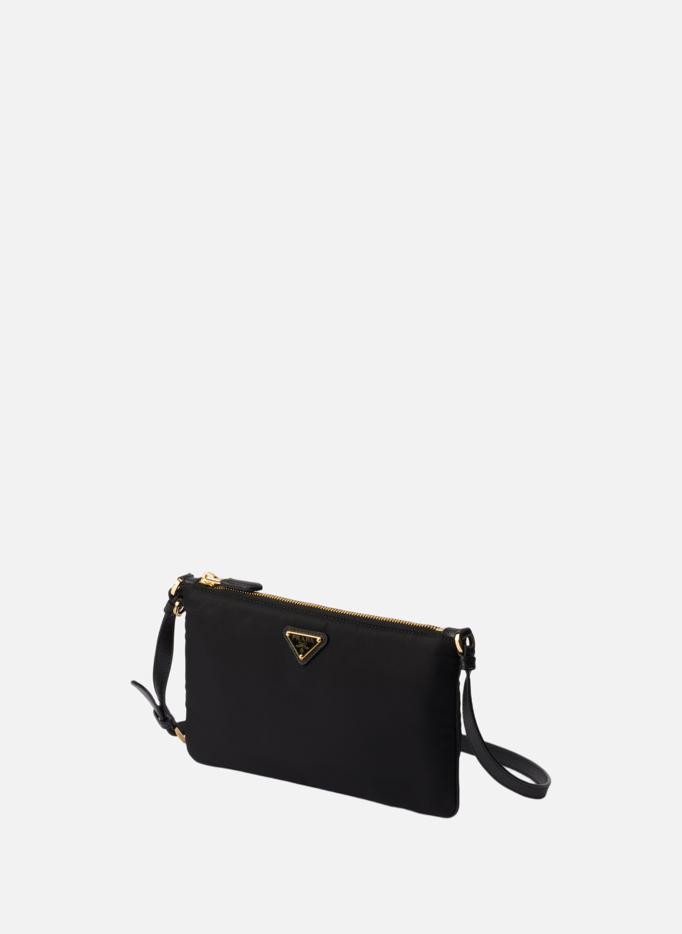 Pochette en re-nylon PRADA Noir