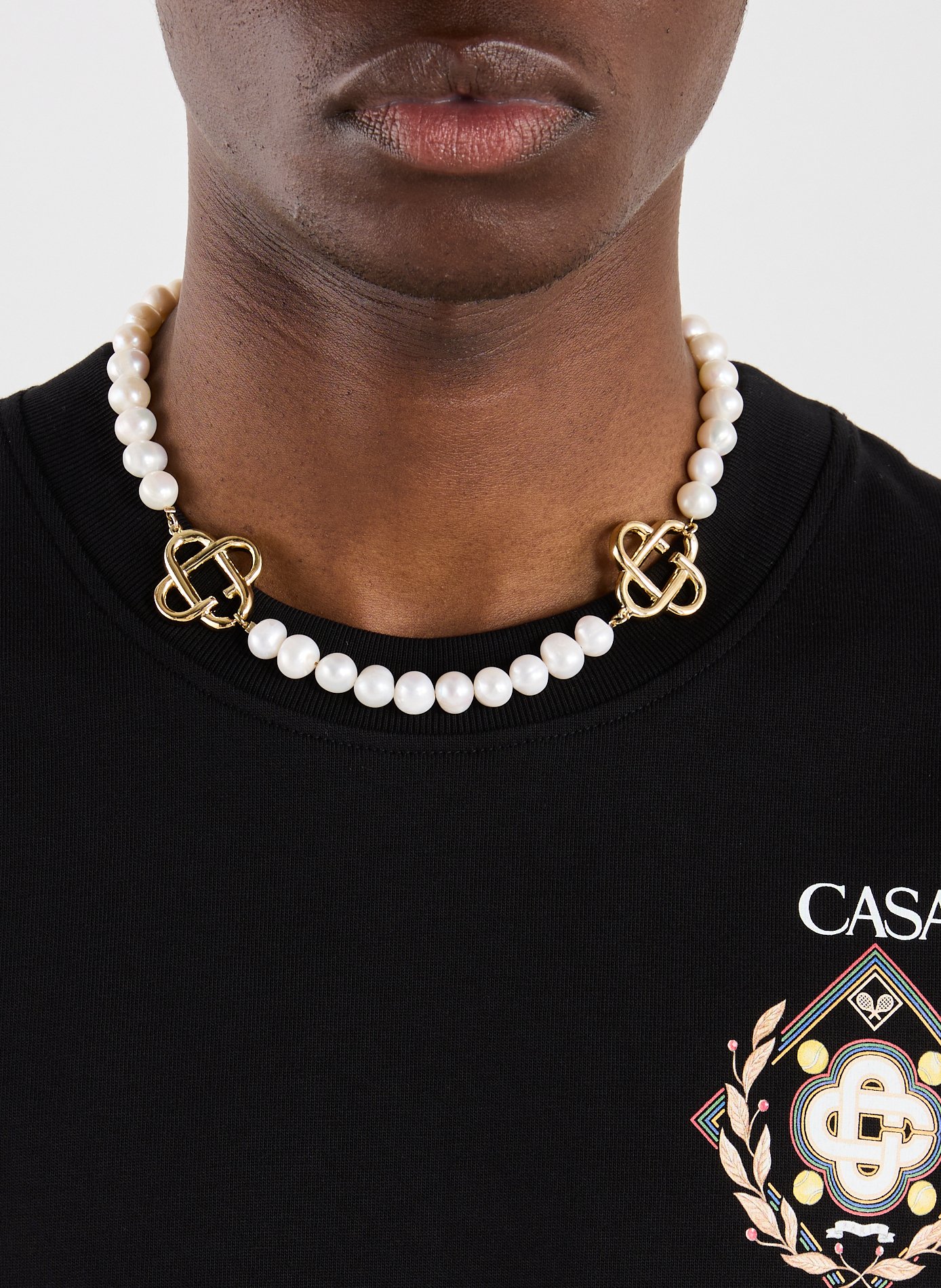 Bead necklace CASABLANCA PARIS Golden