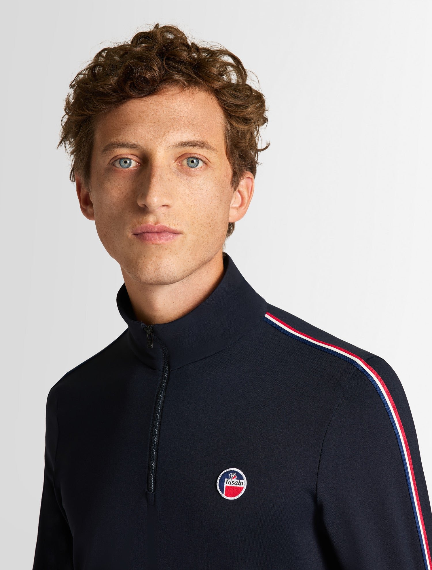 Sous pull mario col montant coupe regular FUSALP Bleu