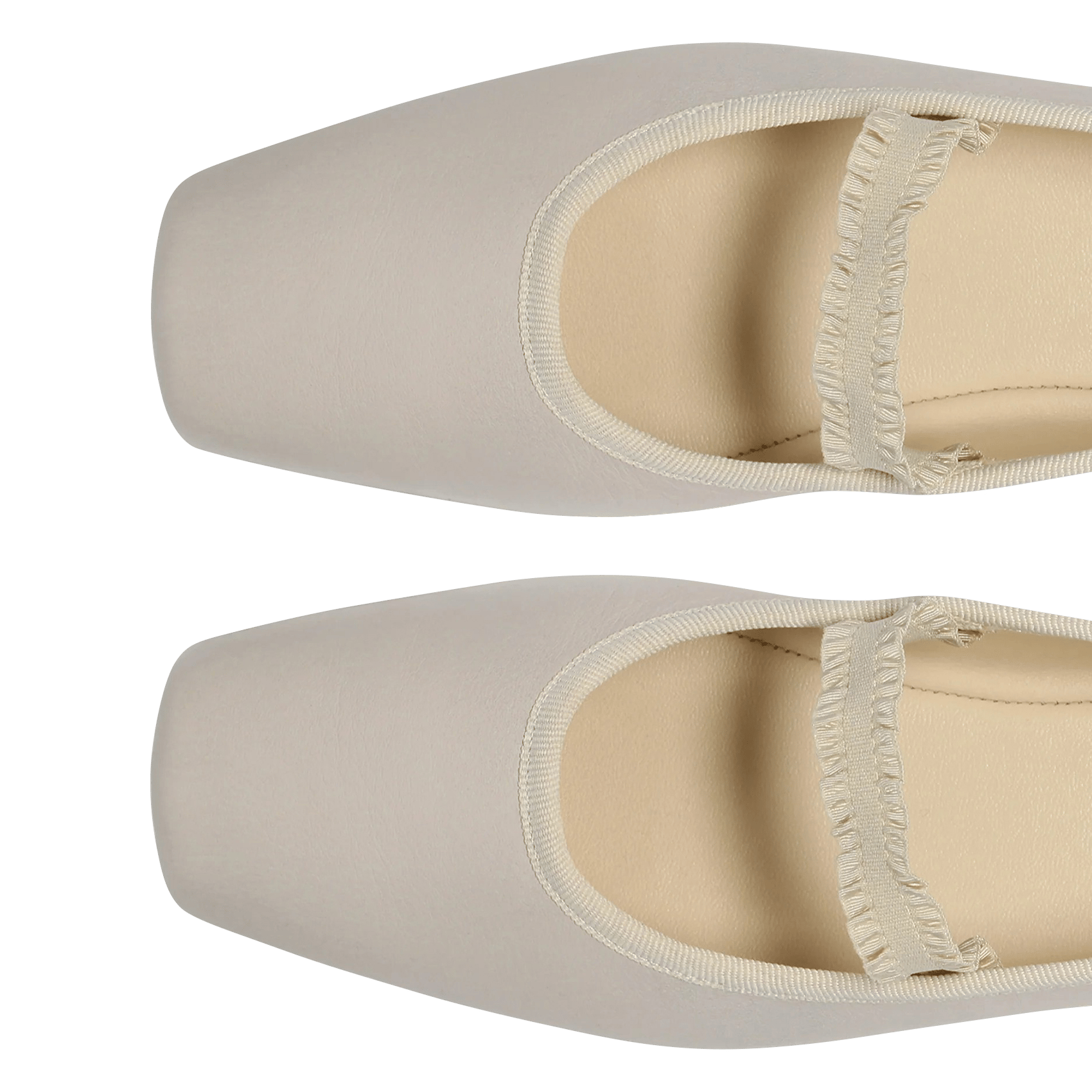 Ballerines en cuir REPETTO Beige