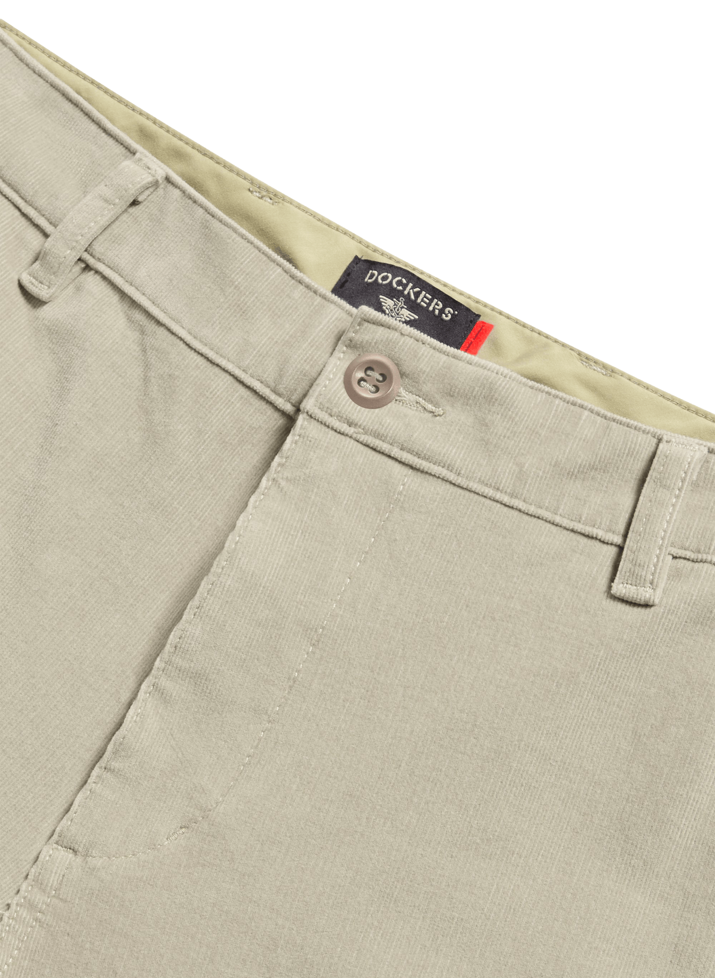 Pantalon droit en coton DOCKERS Beige