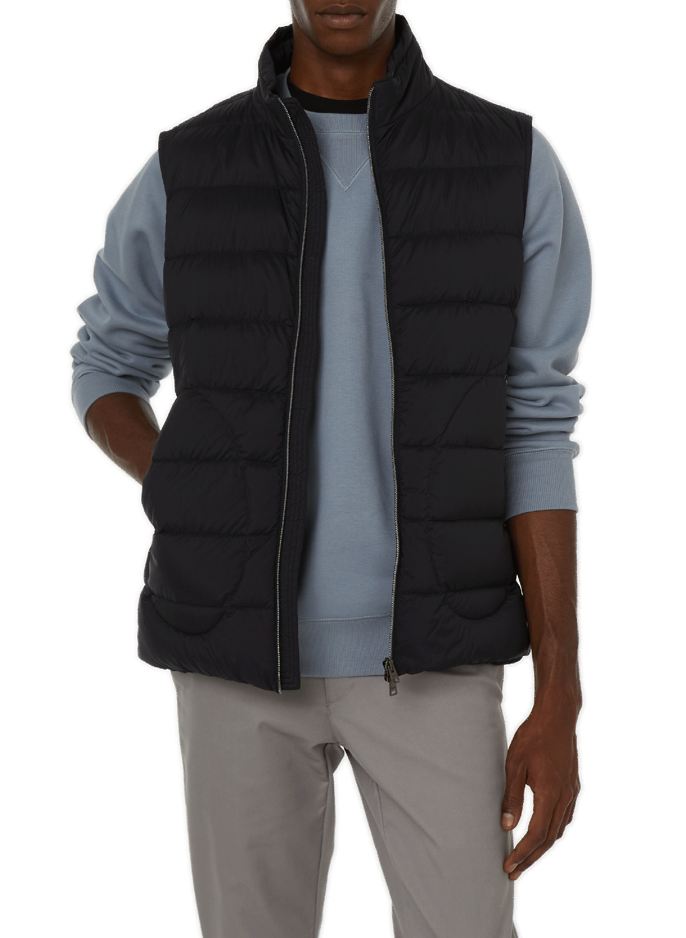 HERNO Doudoune sans manches Bleu