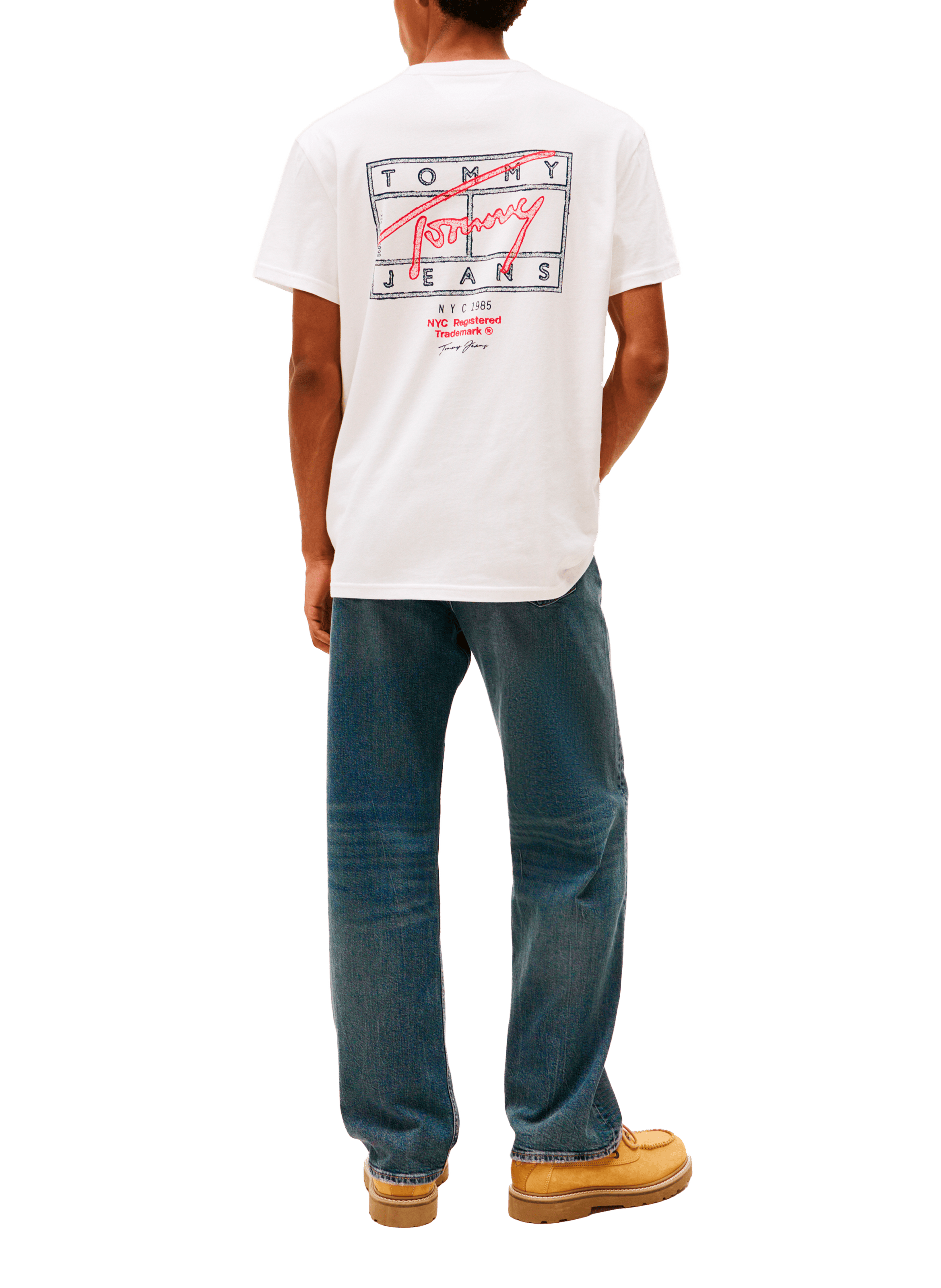 Short-Sleeve Cotton T-Shirt  TOMMY HILFIGER White