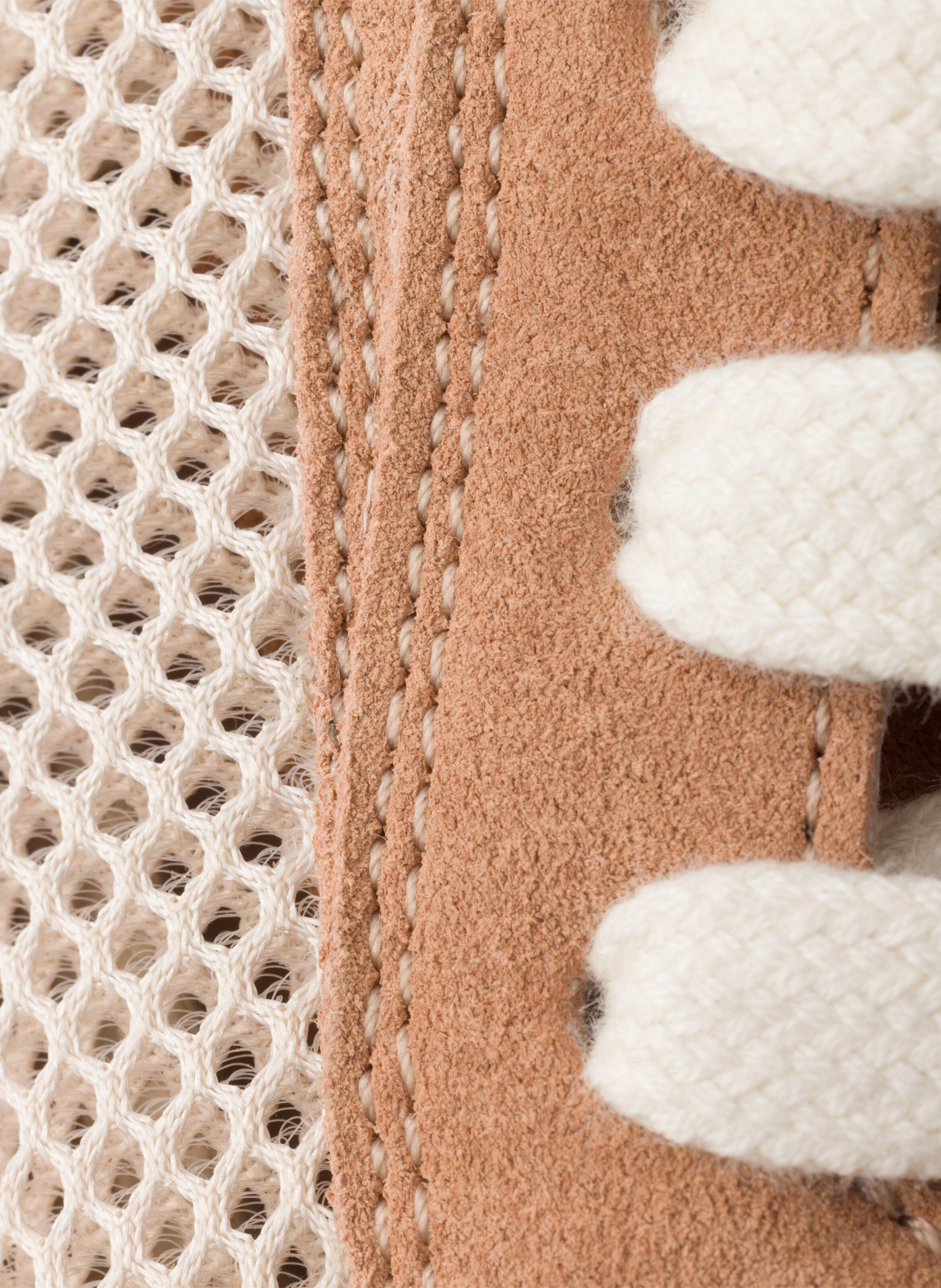 Baskets en veau velours et mesh montecarlo re-edit PRADA Rose