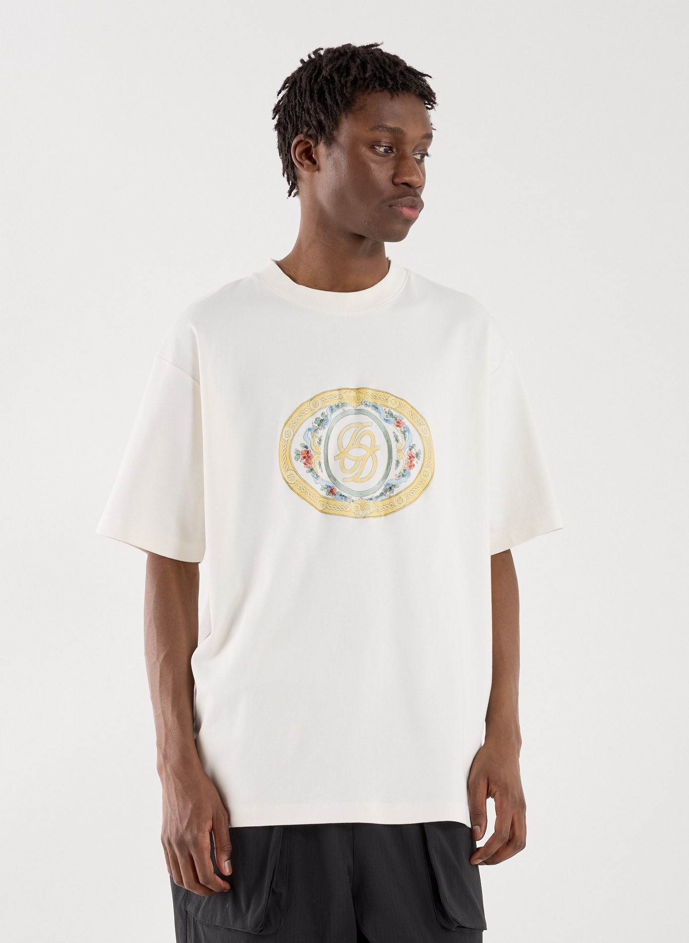 Le T-shirt miroir DROLE DE MONSIEUR Beige