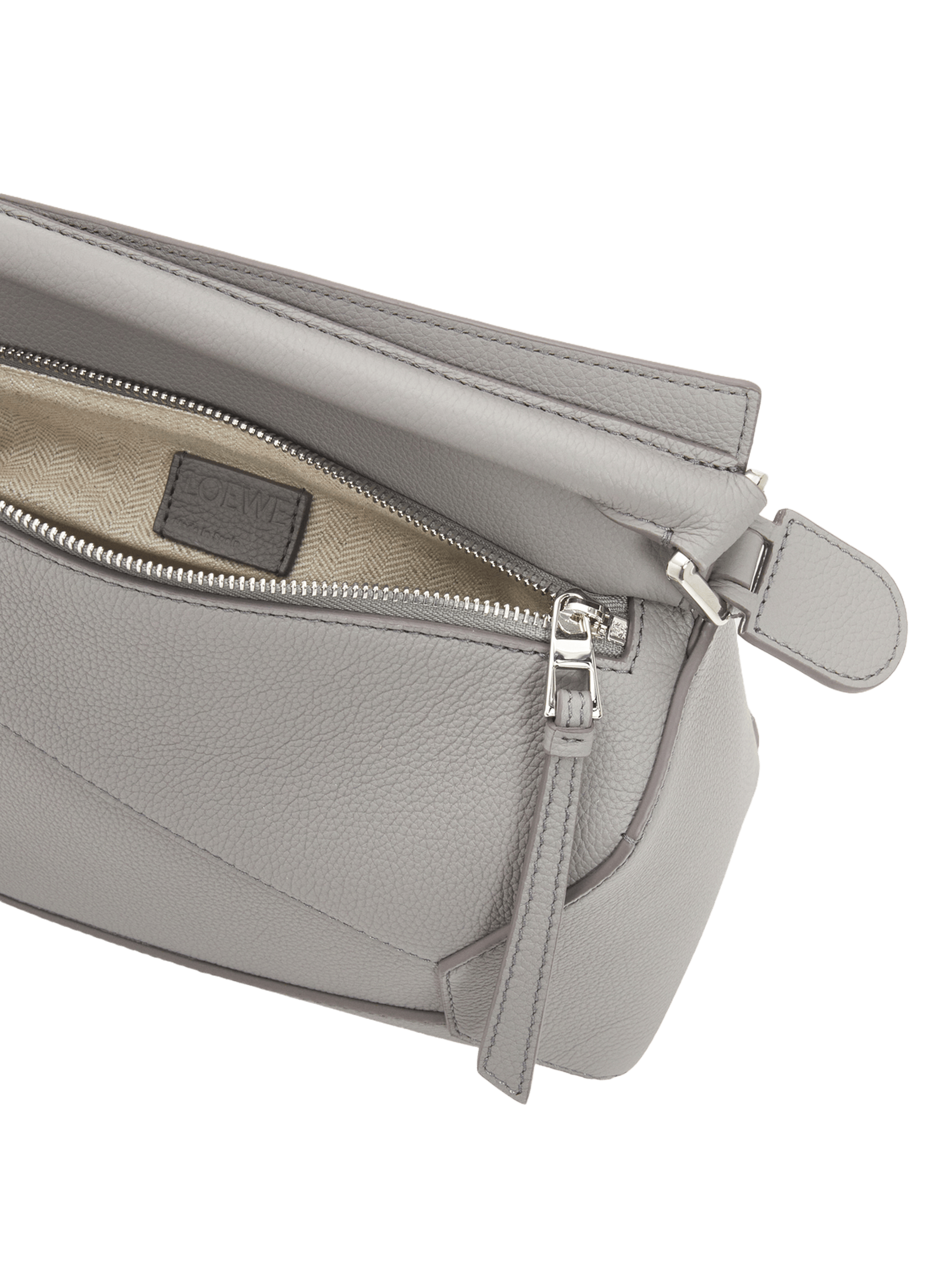 Small Puzzle Bag in soft grained calf leather LOEWE Grey