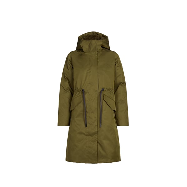 Save The Duck Parka À Capuche In Green