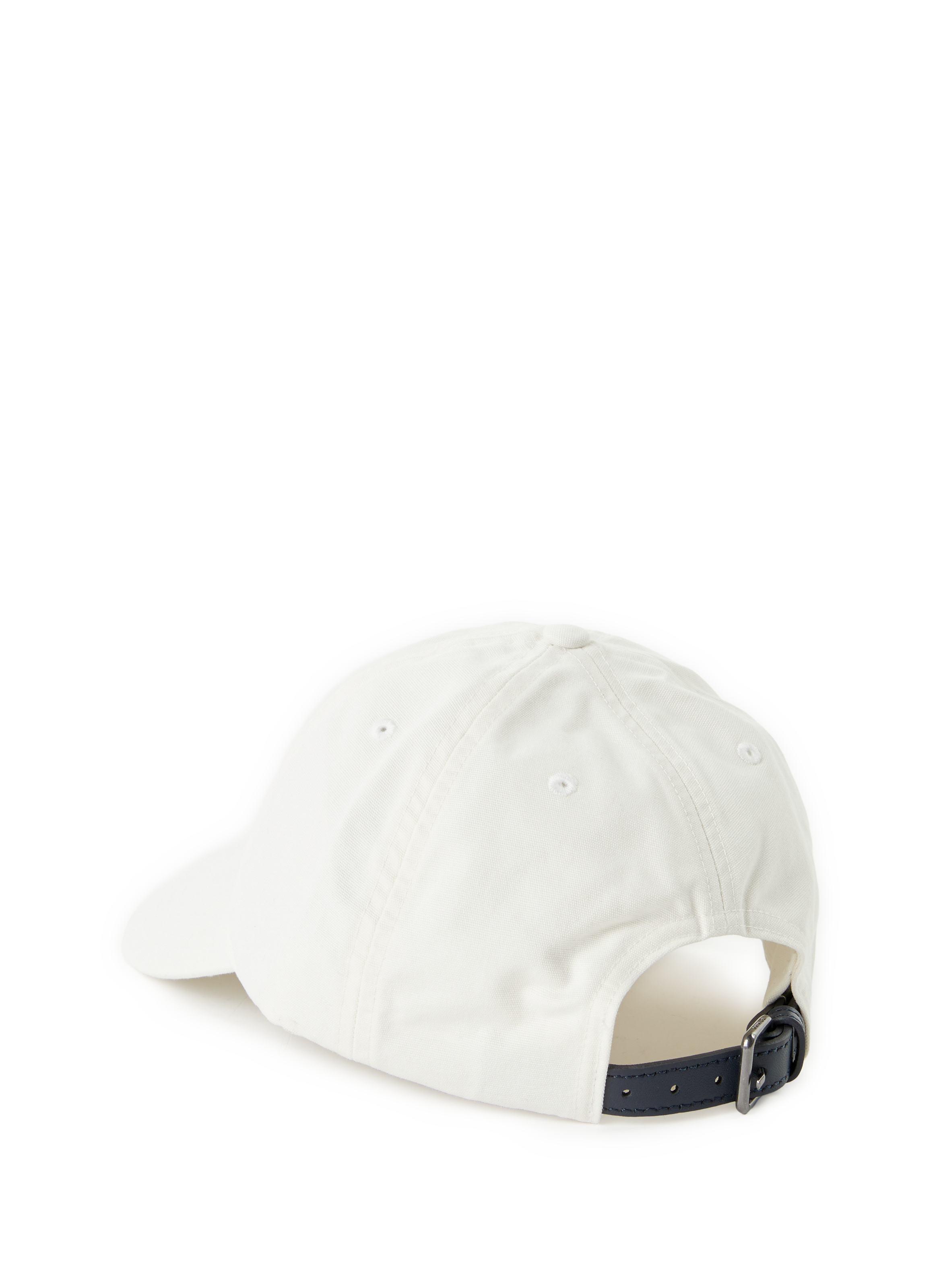 Embroidered cotton baseball cap TOMMY HILFIGER White