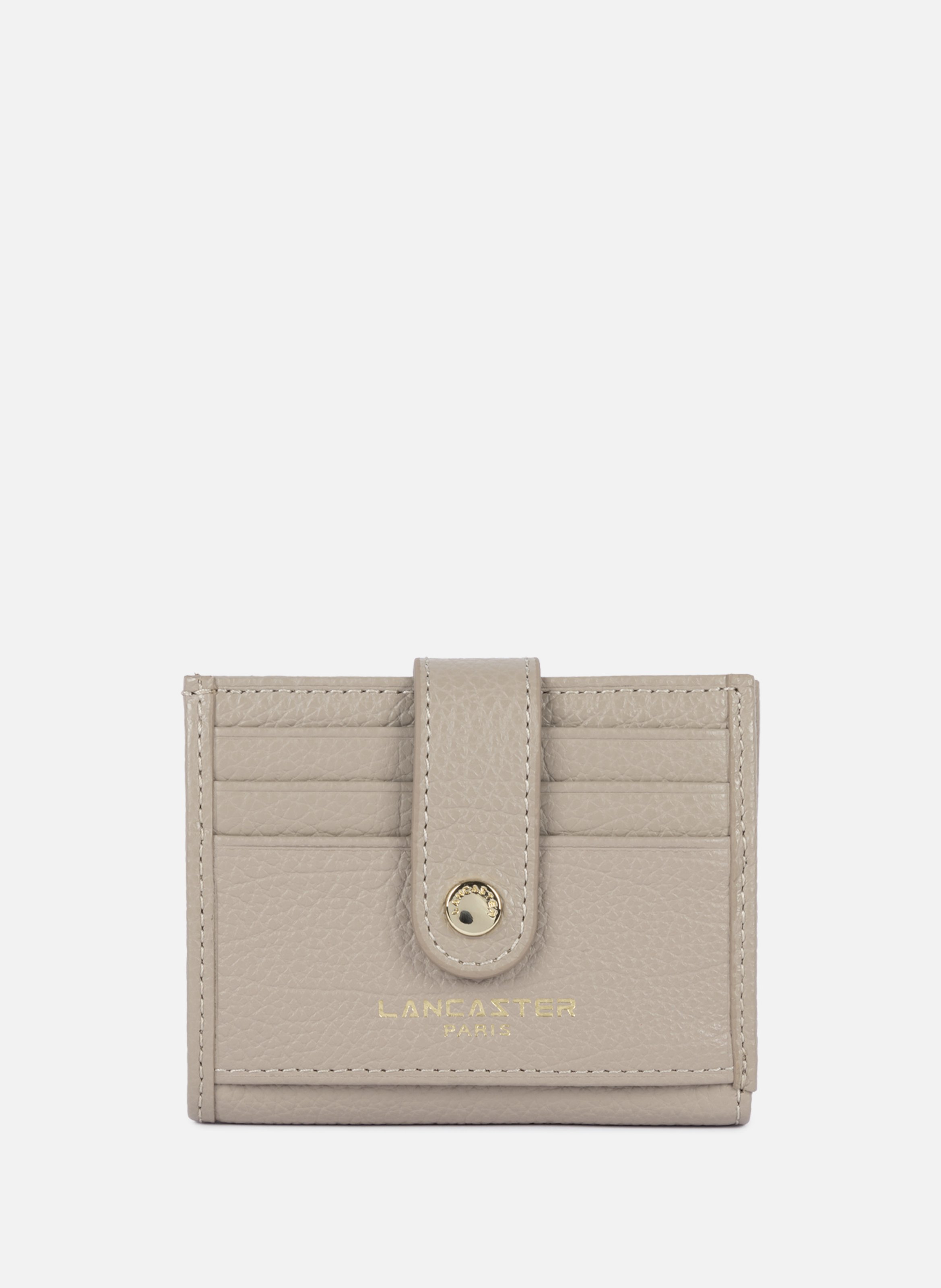 LANCASTER Card holder - Dune Grey