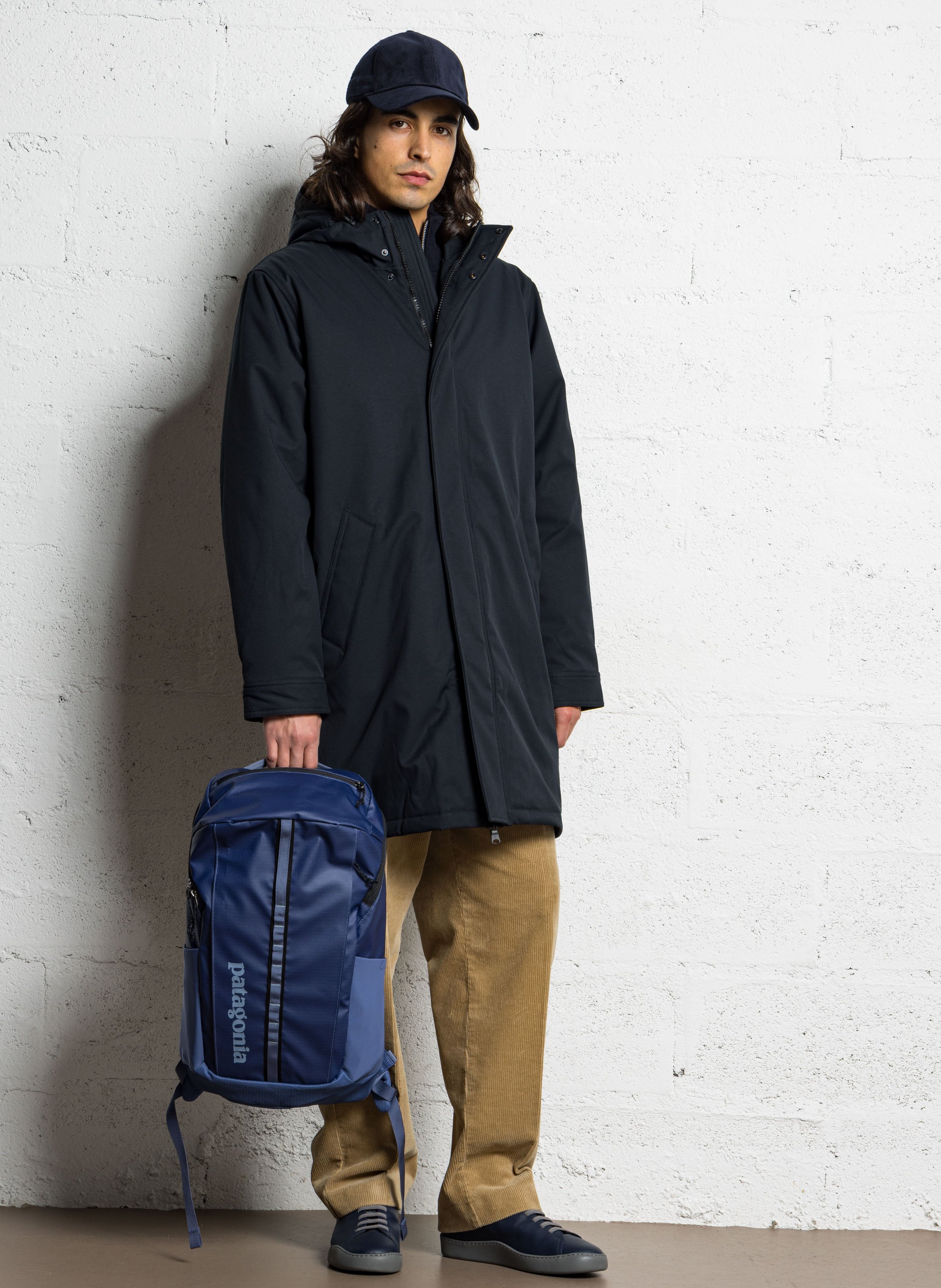 Sac à dos en fibres recyclées PATAGONIA Bleu