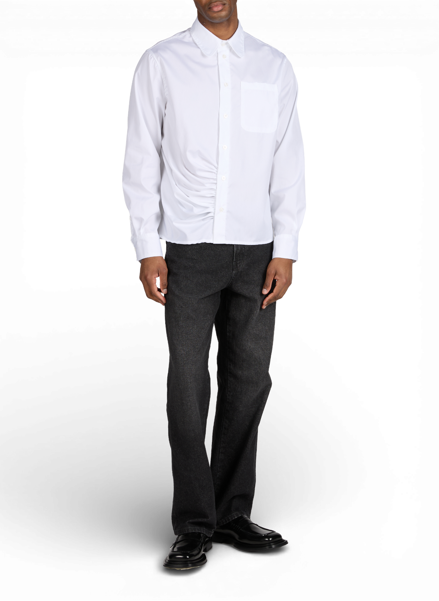 Straight cotton jeans DICKIES Black