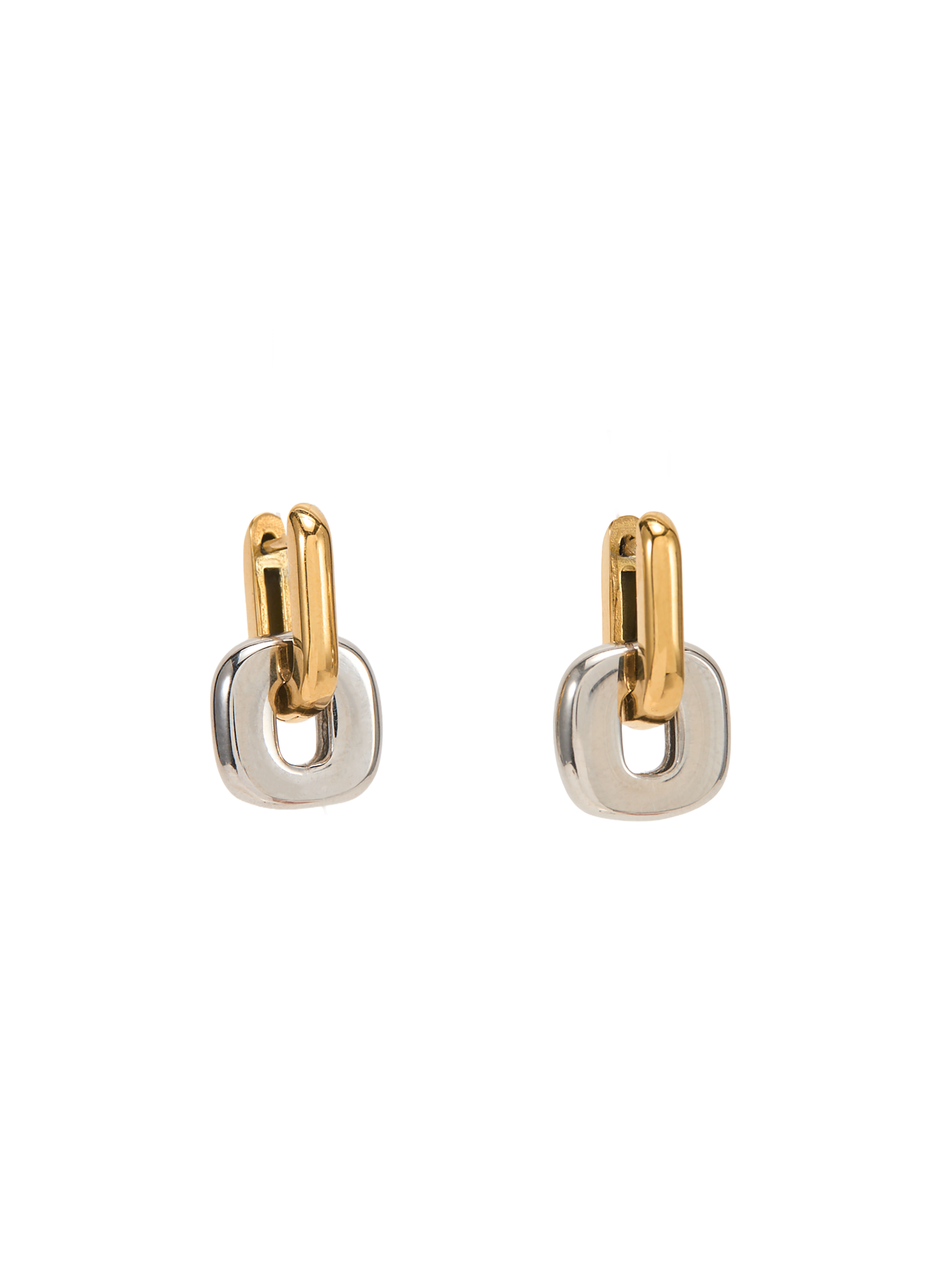 Square pendant earrings AU PRINTEMPS PARIS Silver