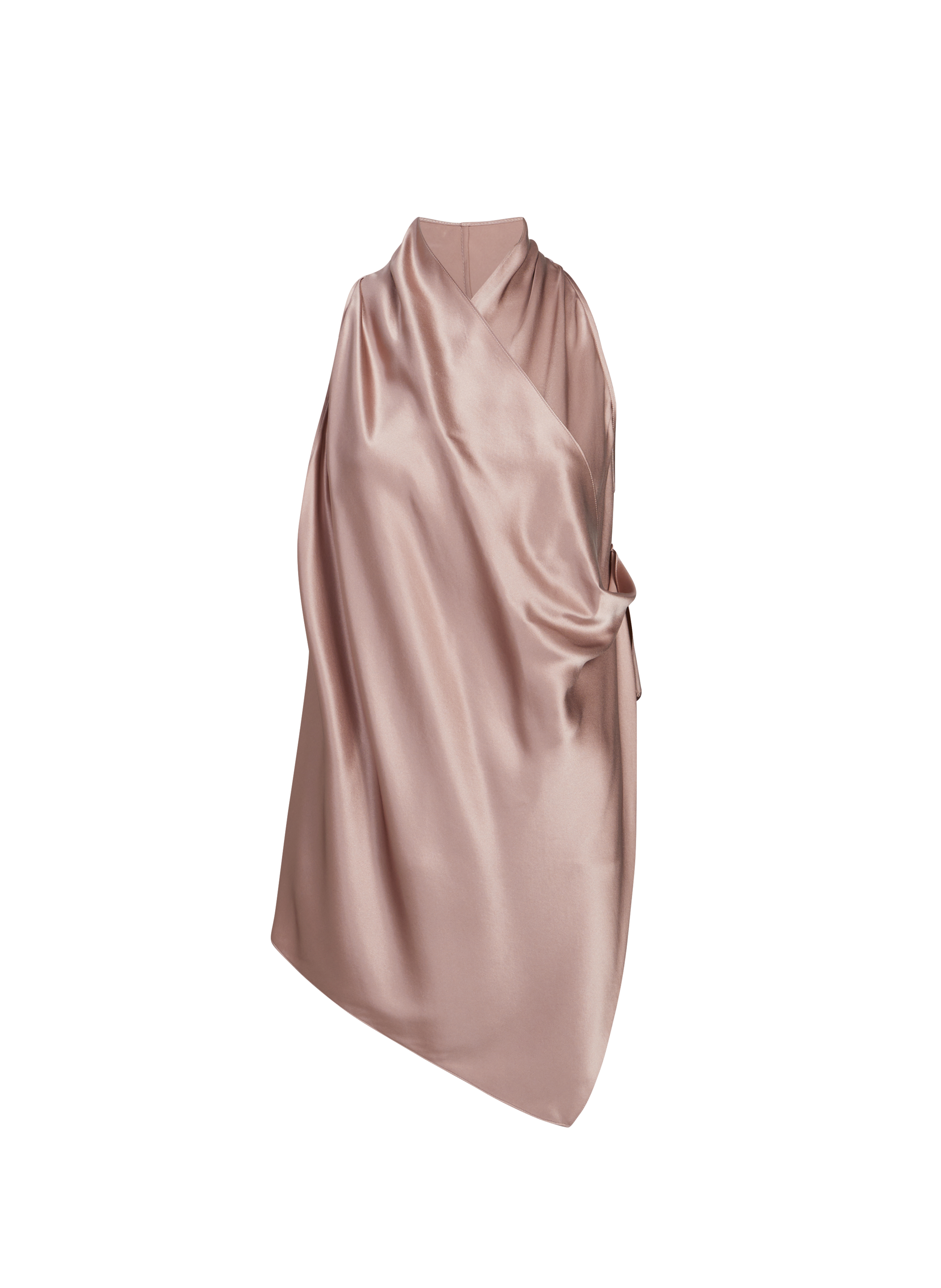 Silk satin fluid top HELMUT LANG No Color