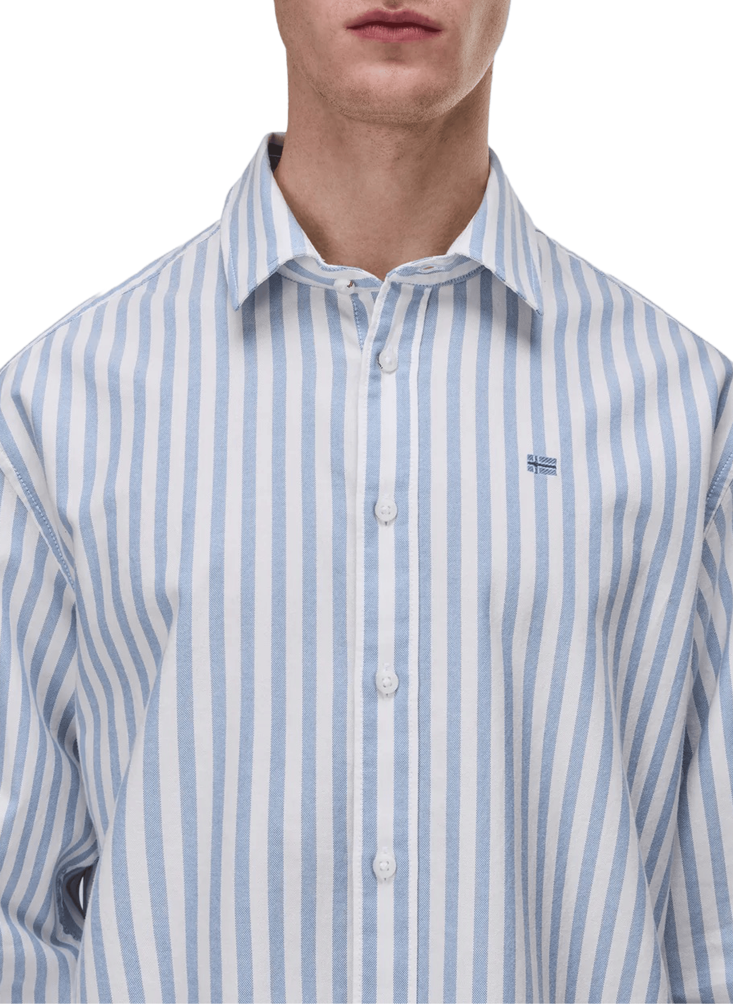 Chemise droite en coton NAPAPIJRI Multicolore