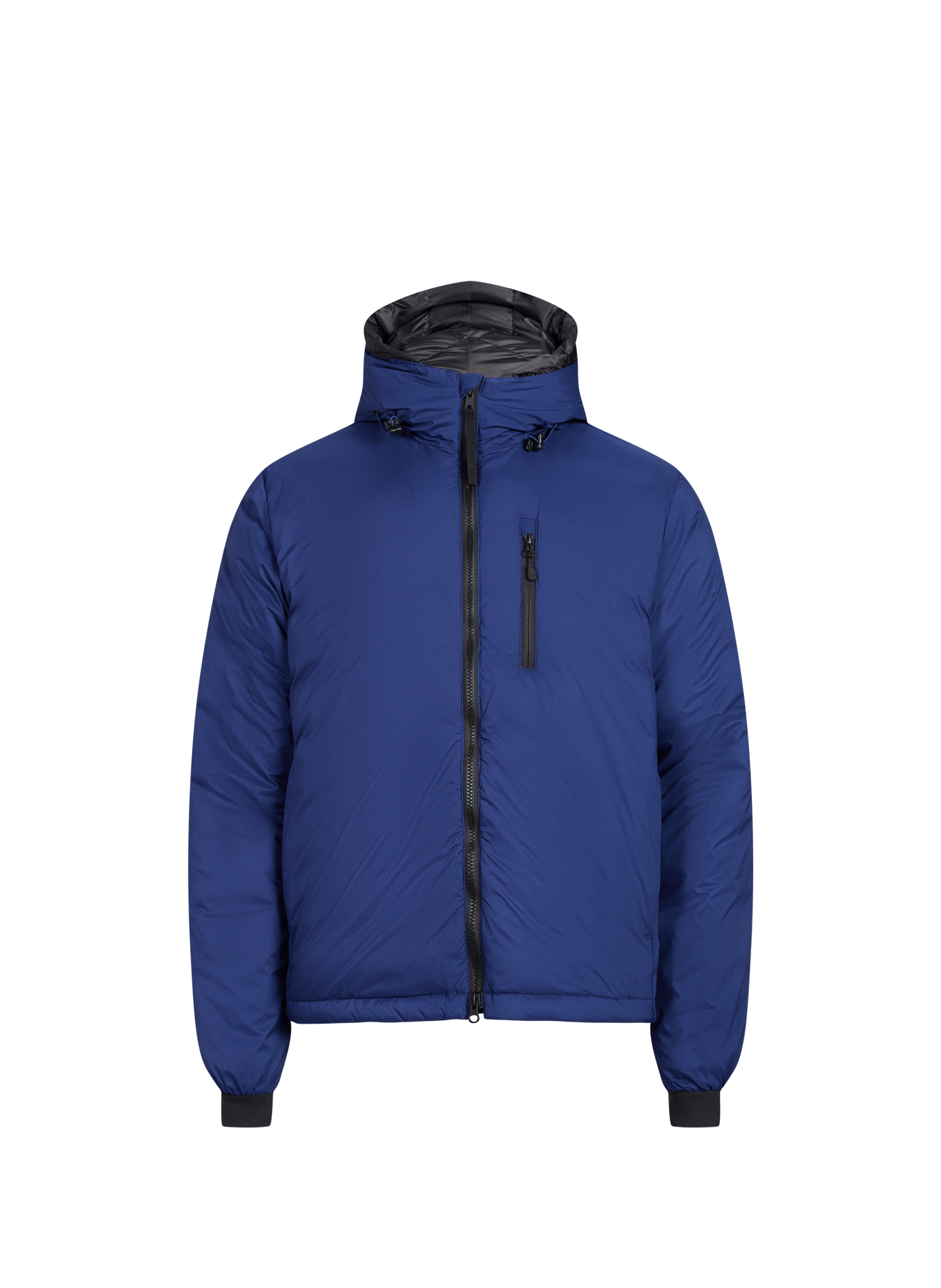 Hooded padded jacket CANADA GOOSE Blue