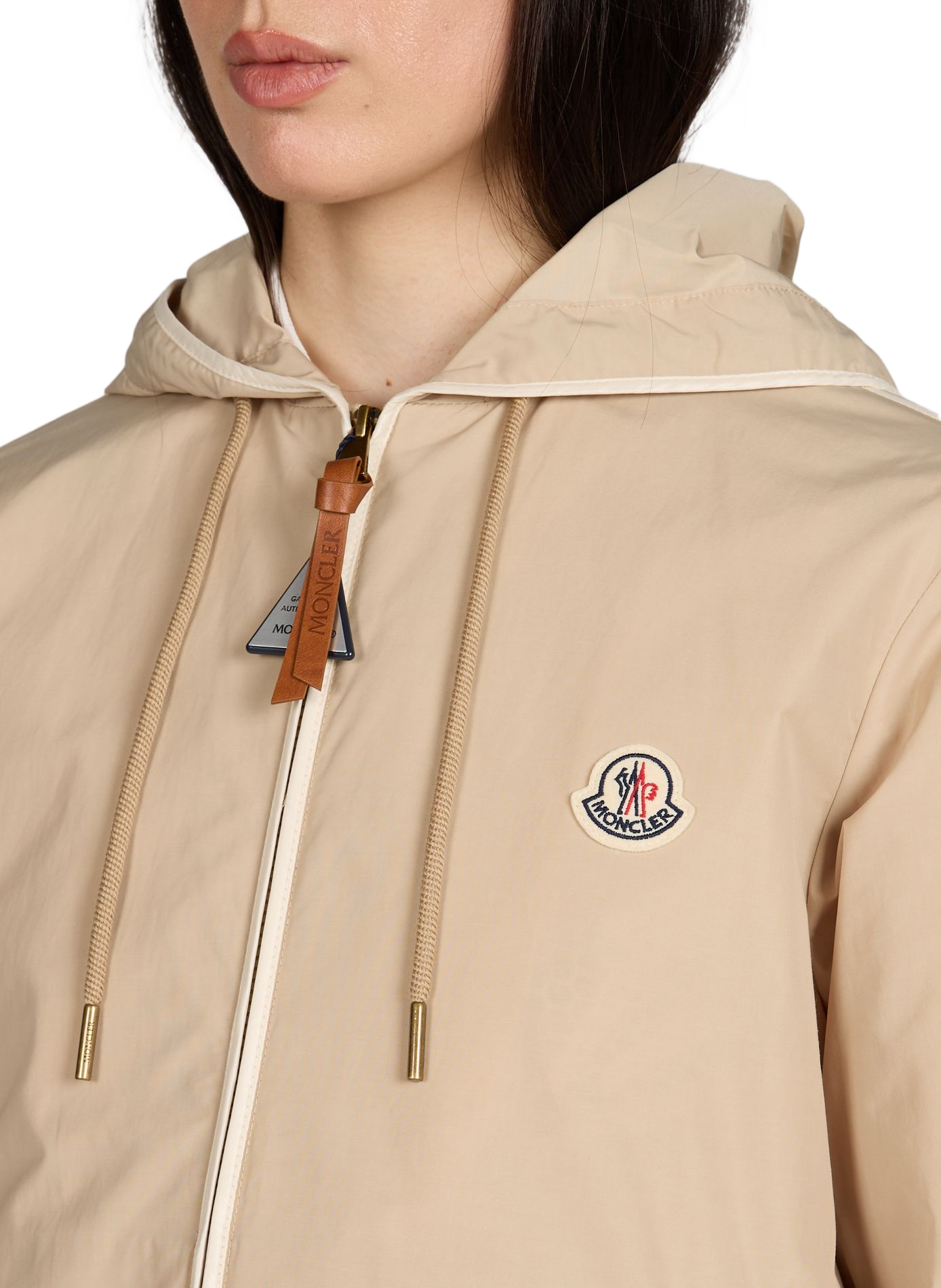 Veste à capuche Sarracenia  MONCLER Beige