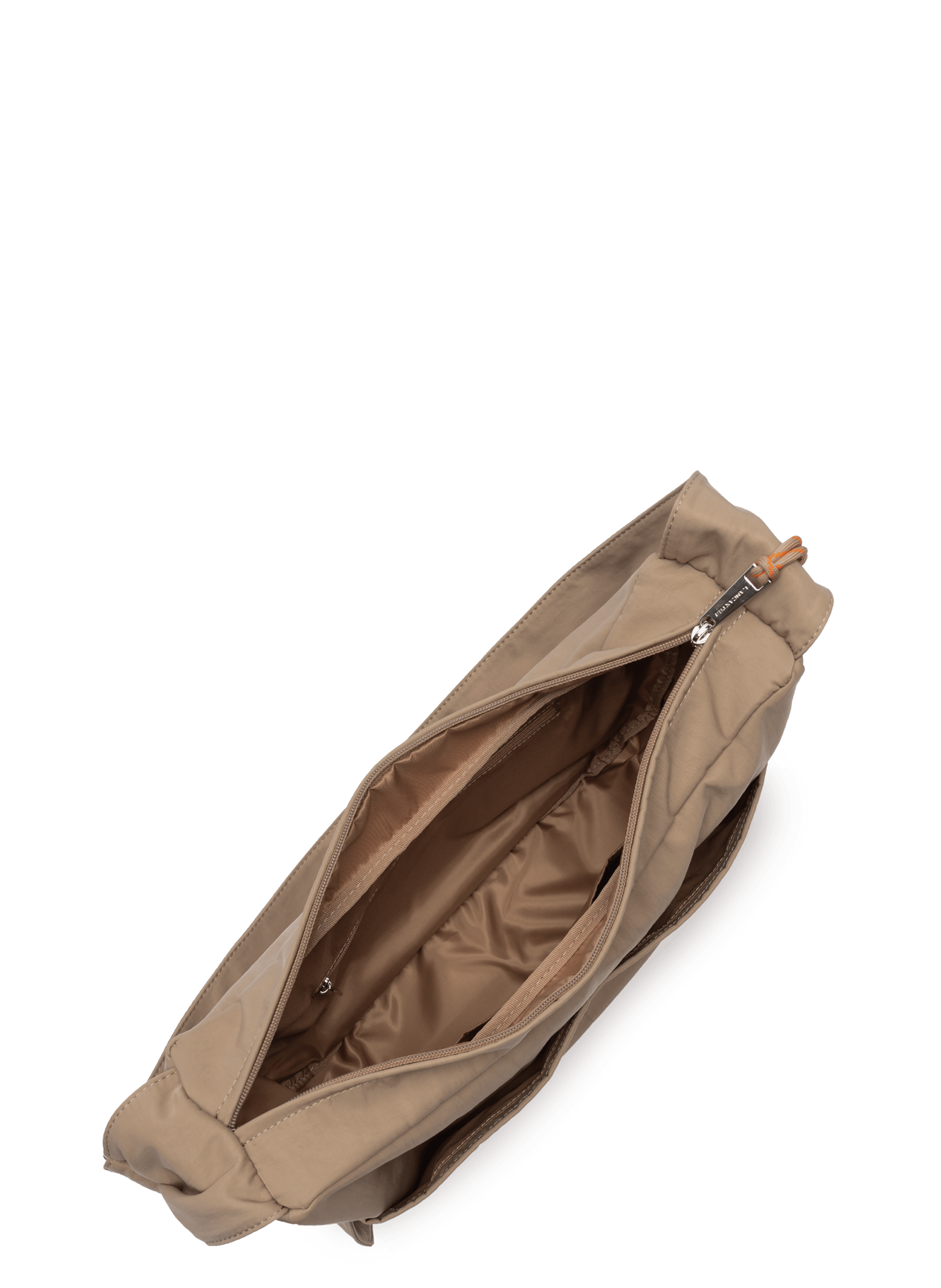 Large shoulder bag - basic love LANCASTER Brown