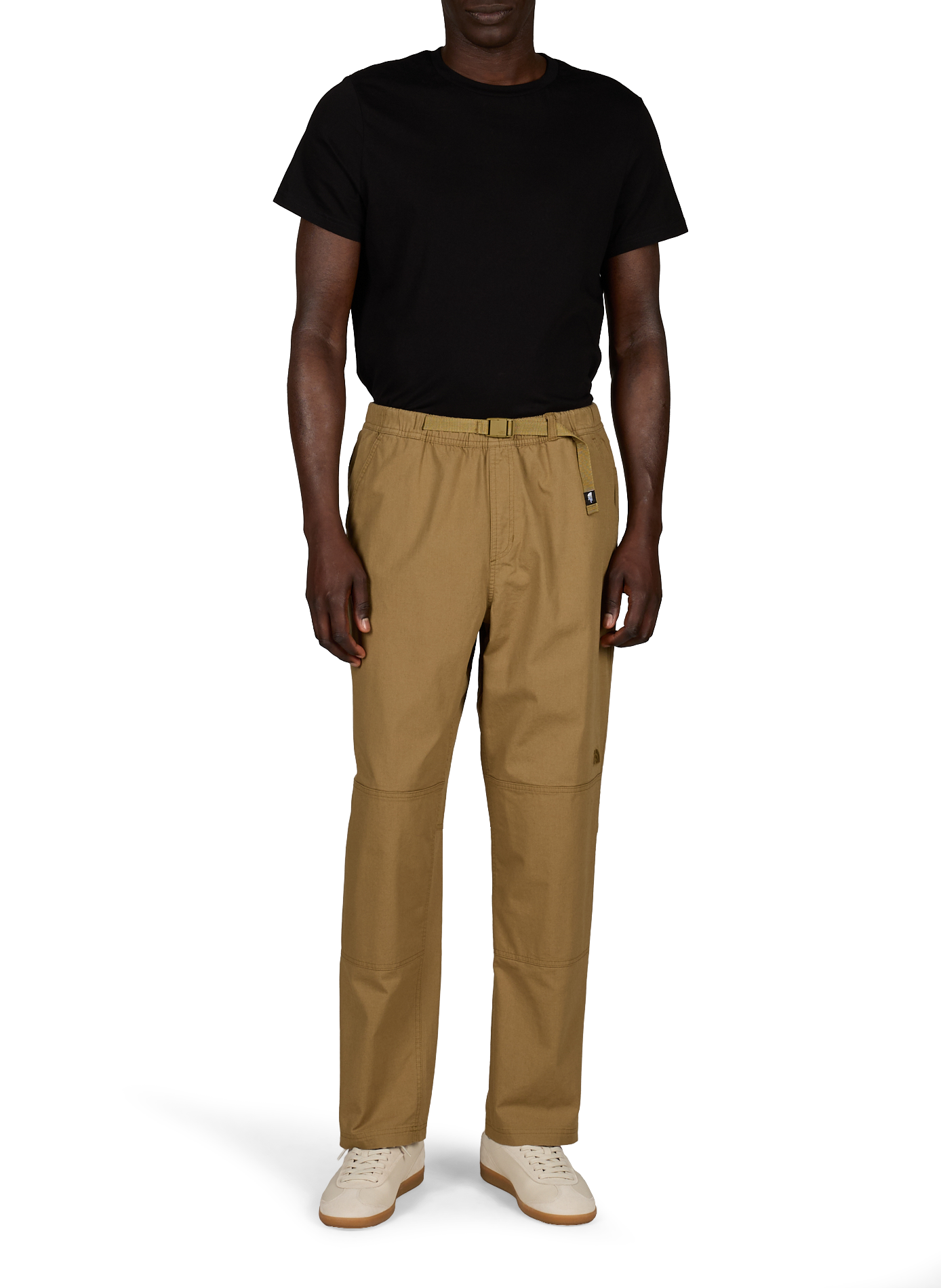 Solid color mixed cotton pants THE NORTH FACE Khaki