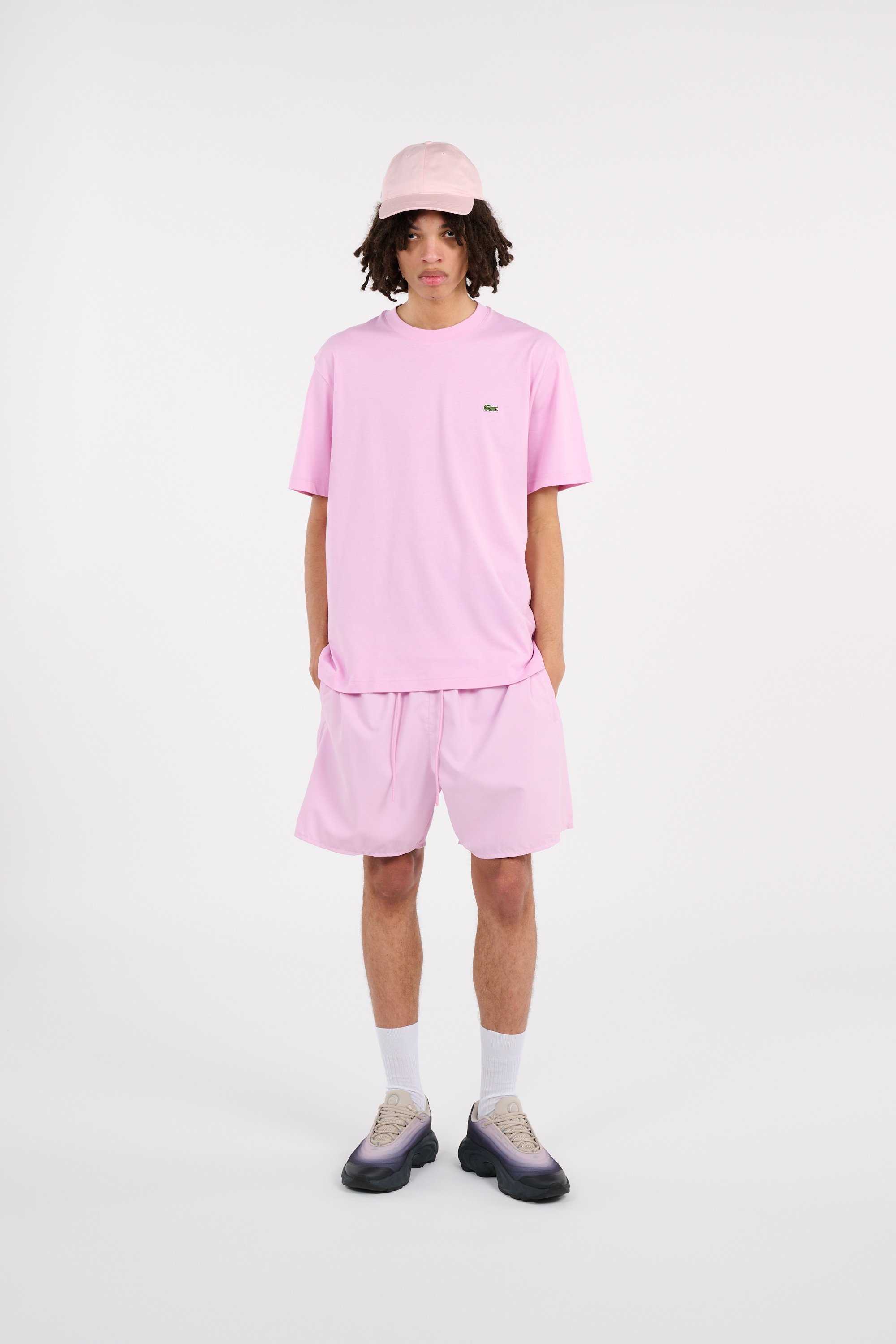 T-shirt LACOSTE Rose