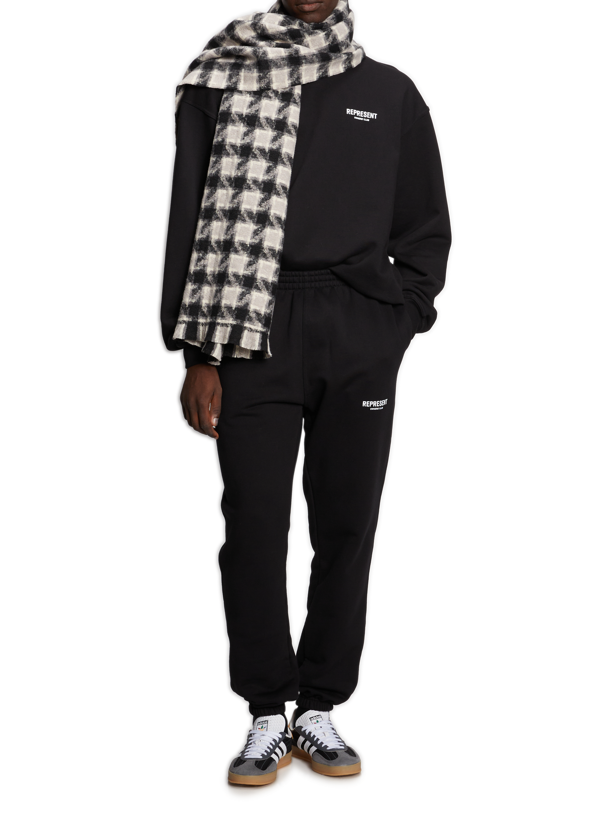 Pantalon de survêtement coton REPRESENT Noir