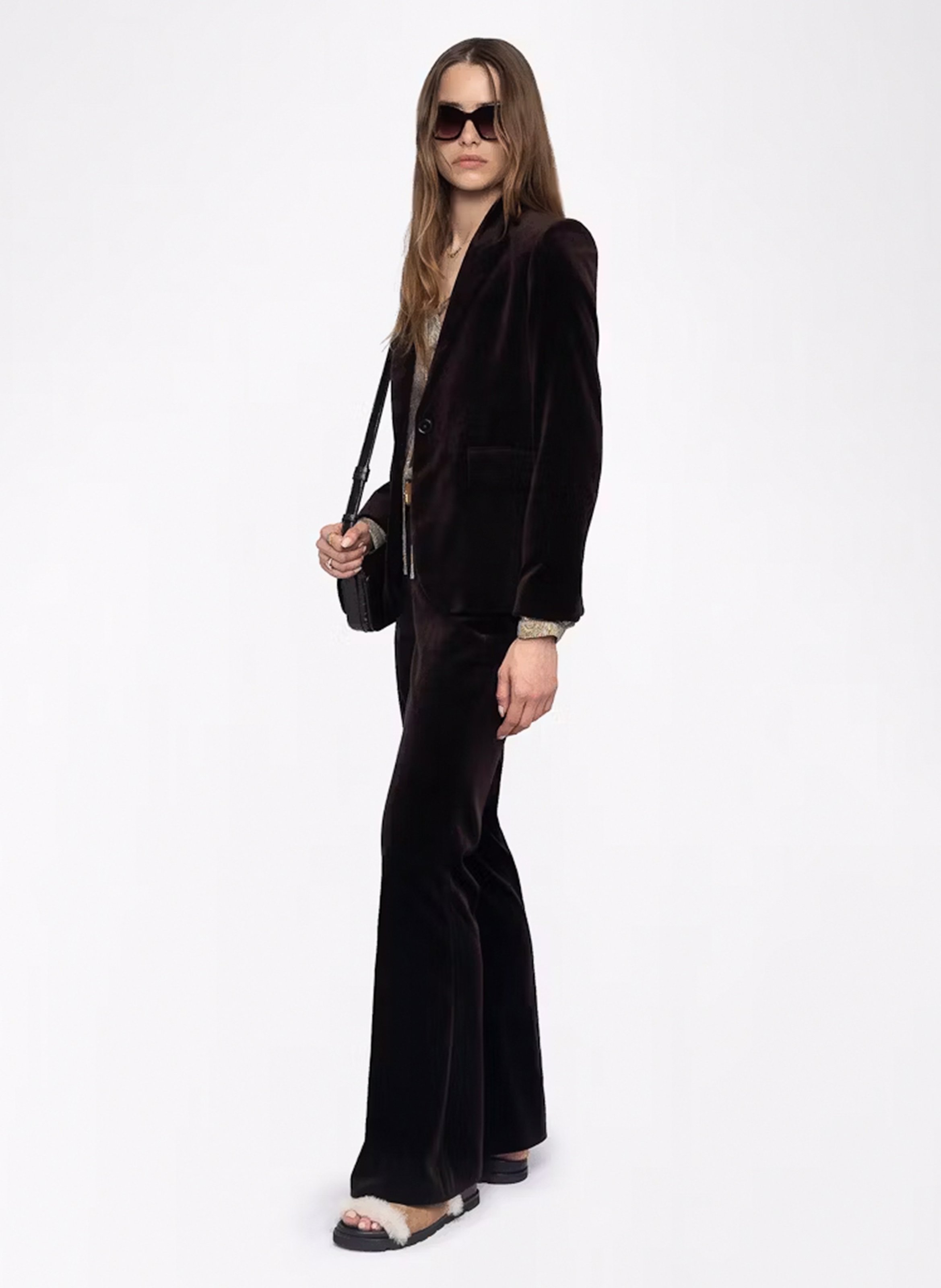 Cotton corduroy pants. ZADIG&VOLTAIRE Brown