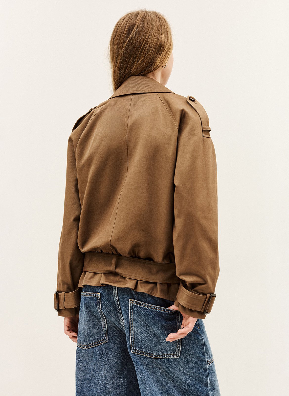 Trench court uni winnie BA&SH Marron