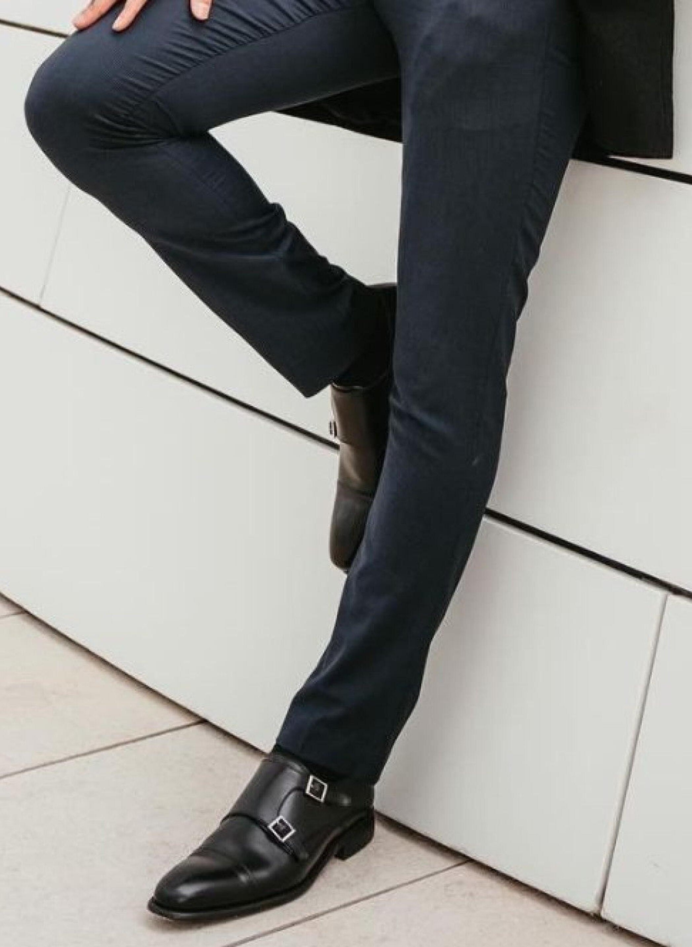 Chaussure monk en cuir cambridge FINSBURY Noir