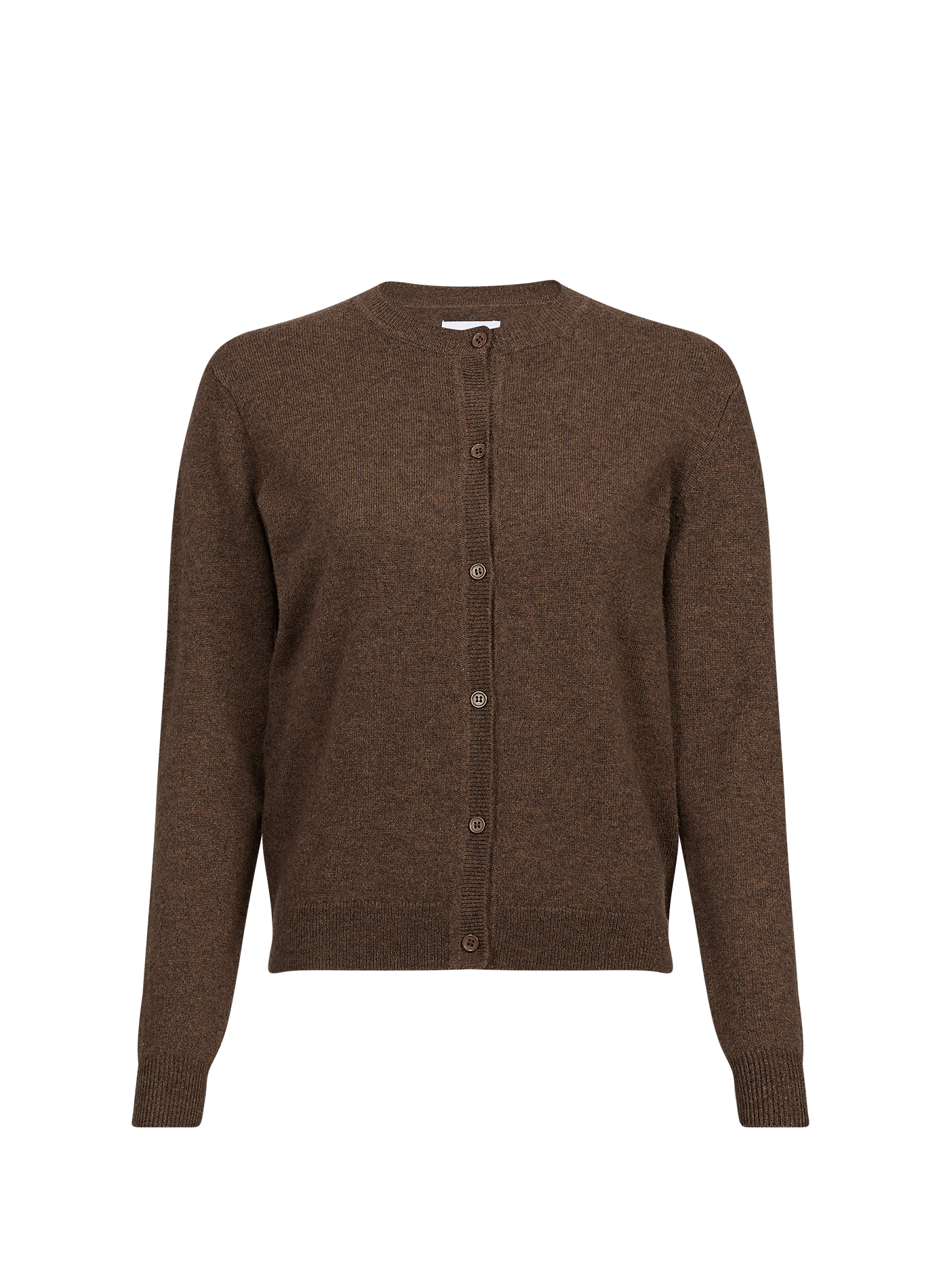 Straight cashmere vest AU PRINTEMPS PARIS Brown