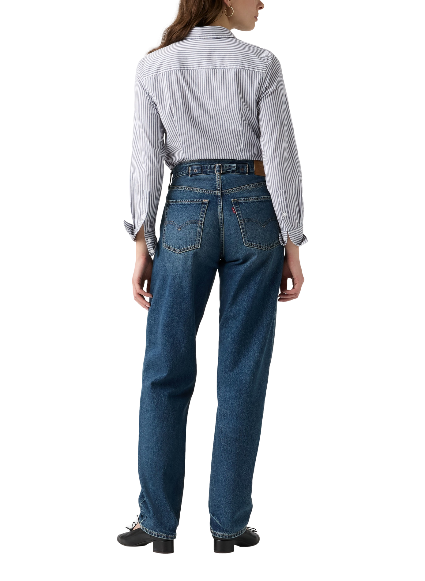 Losse Taper jeans van katoen LEVI'S Blauw