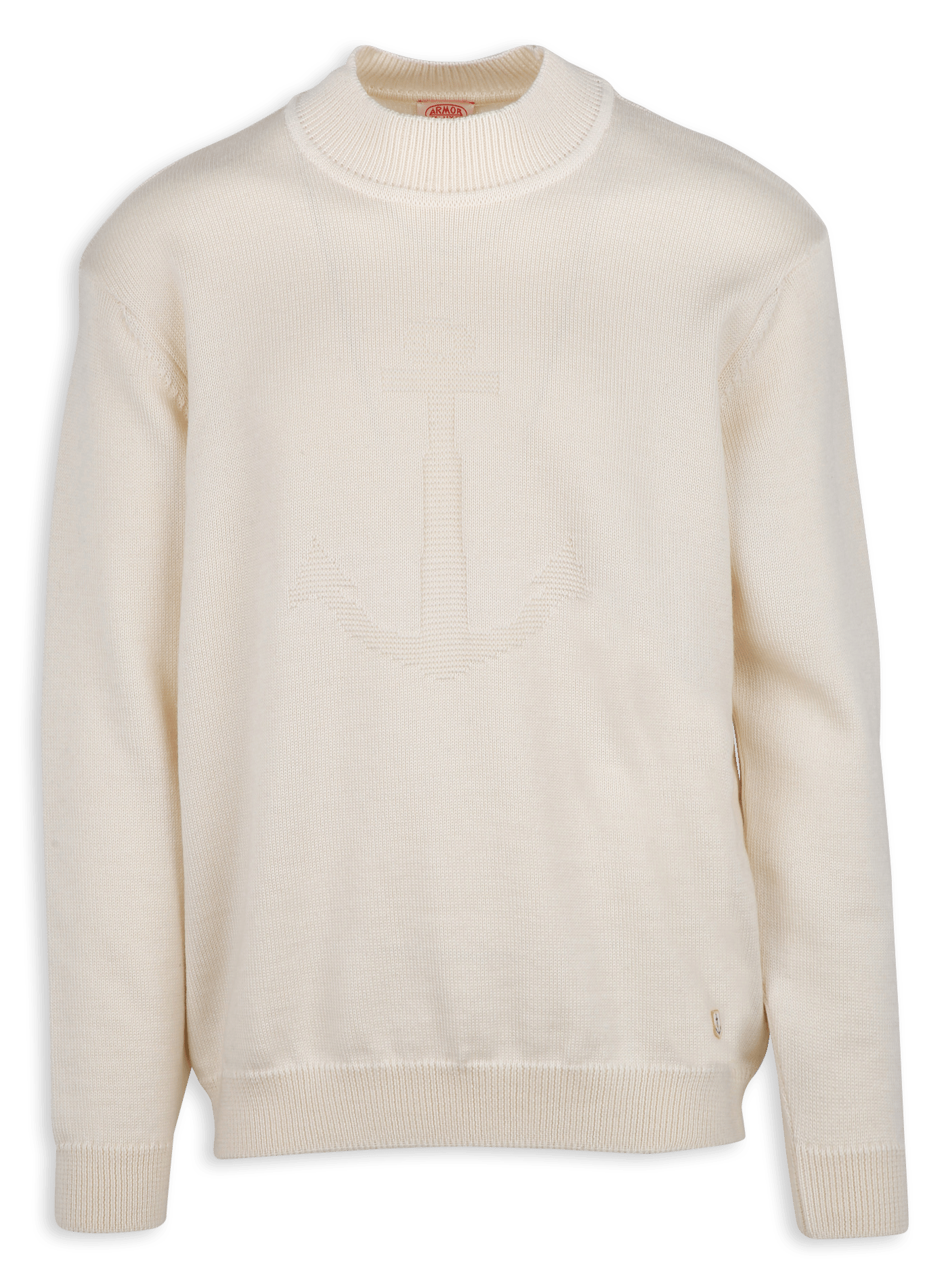 Pull droit en laine ARMOR-LUX Beige
